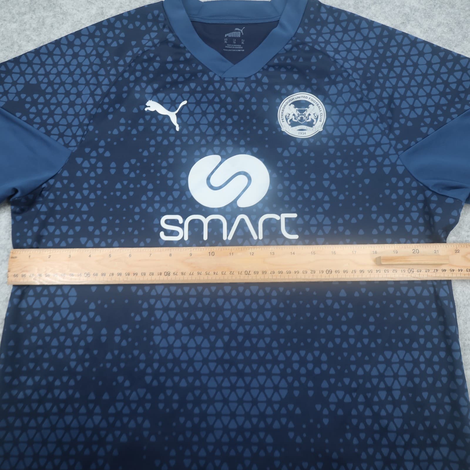 Peterborough United Shirt Extra Large Blue Training Kit Puma Soccer Jersey photo 10