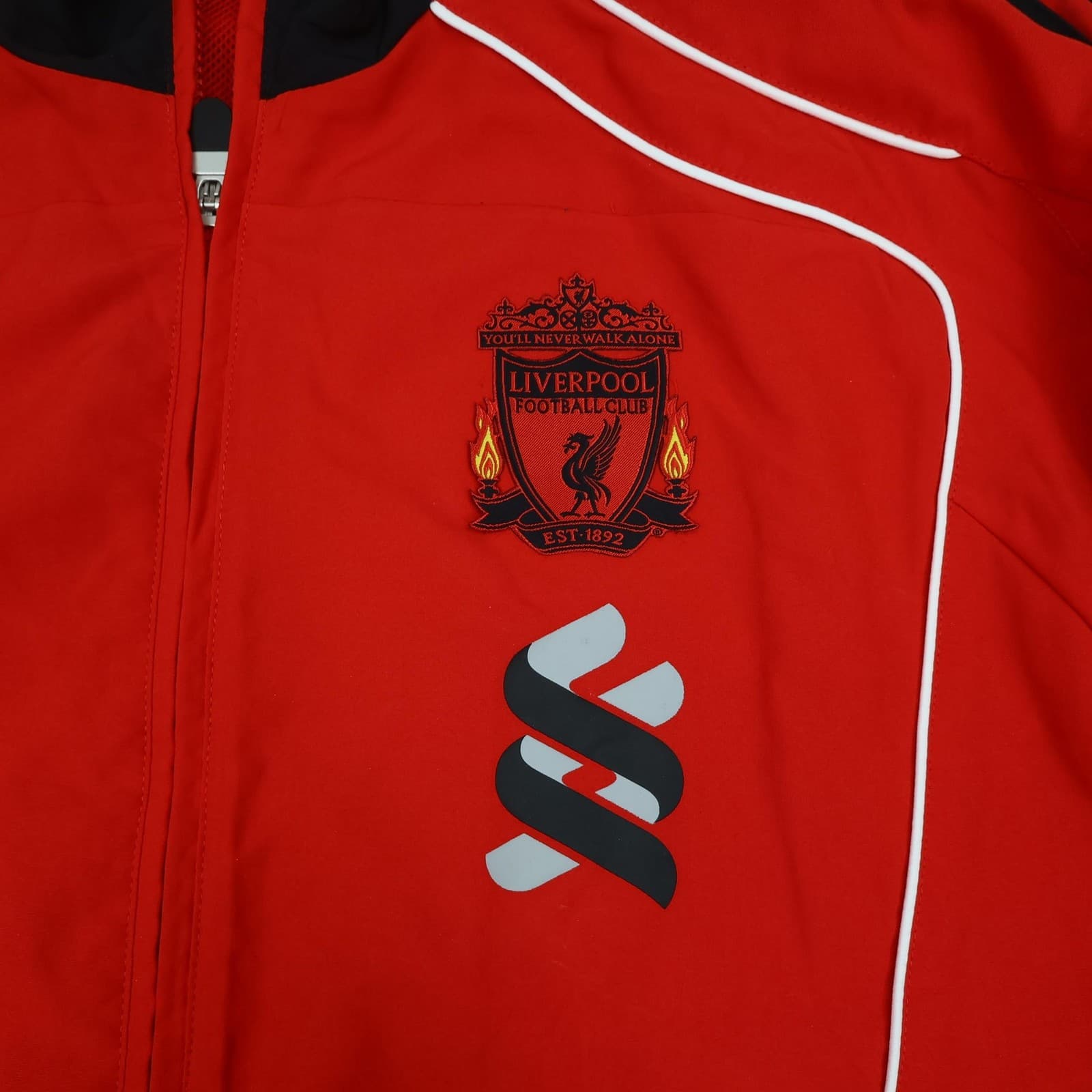 Liverpool Jacket Mens Extra Large Red 2010 2011 EPL Football Adidas Training photo 4