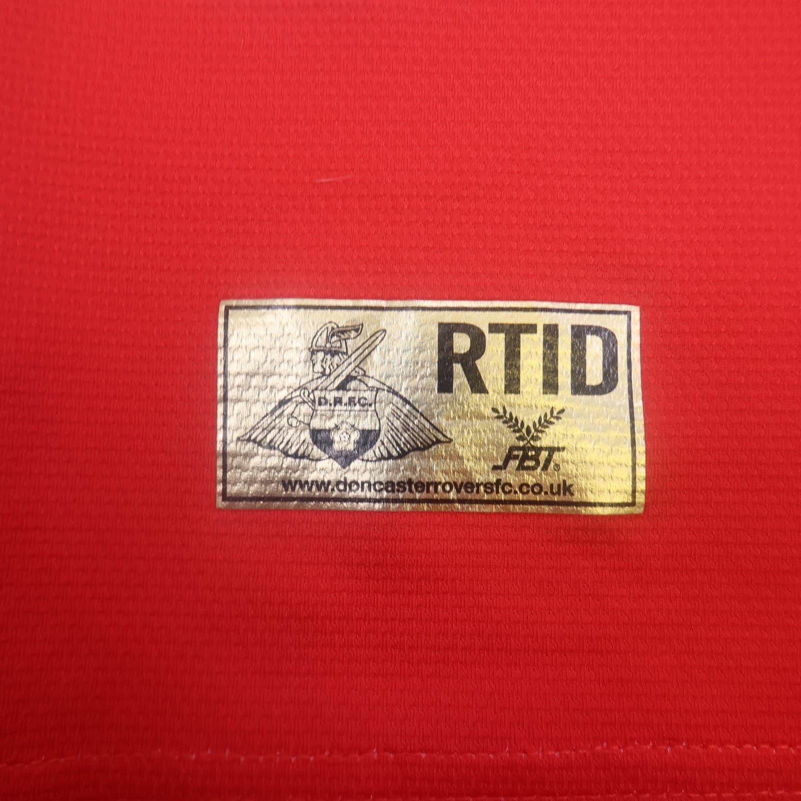 Doncaster Rovers Shirt Extra Large Red Home Kit 2016 2017 FBT Soccer Jersey photo 3