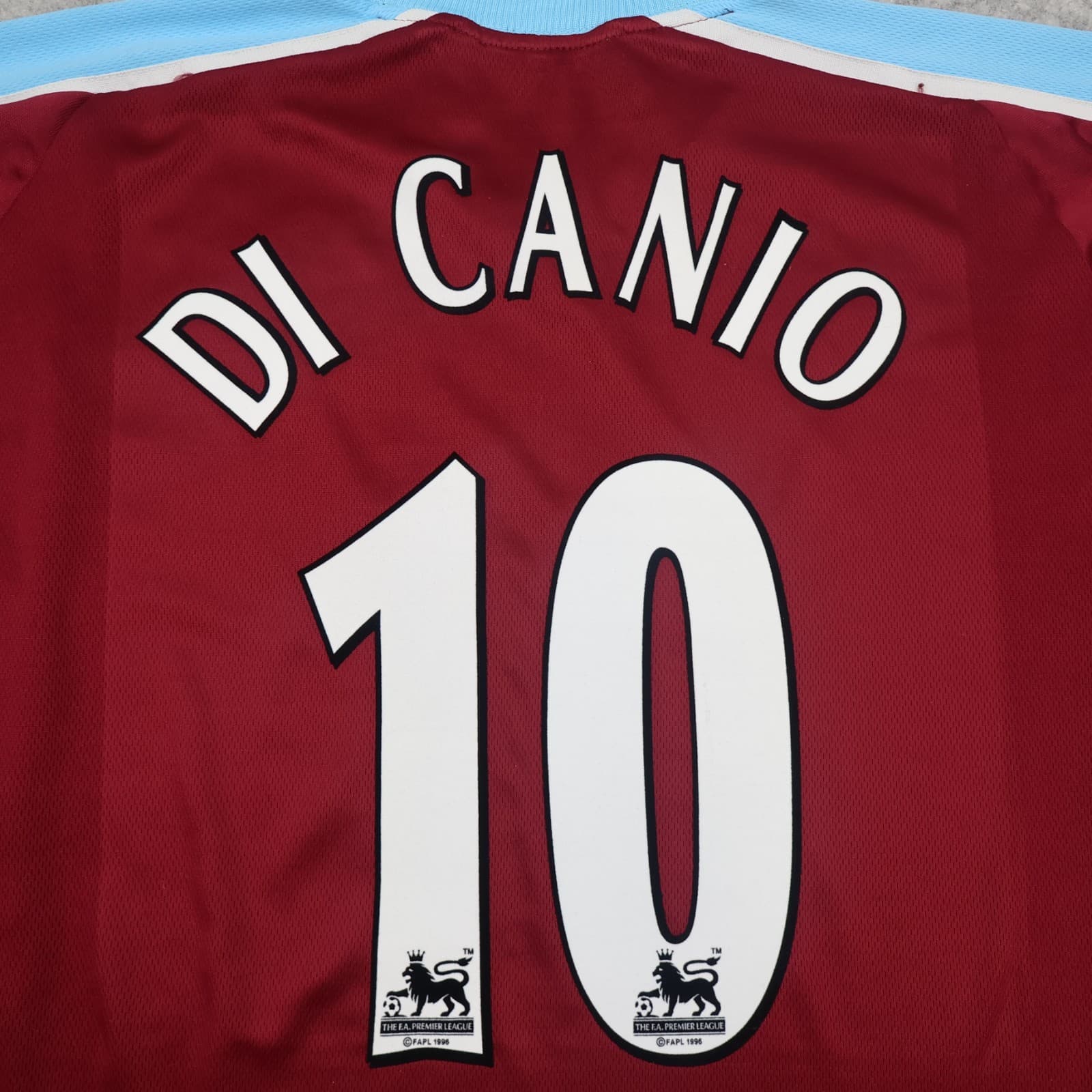 West Ham United Shirt 2XL Burgundy Home Kit 1999 2001 Dr Martens Di Canio Jersey photo 3