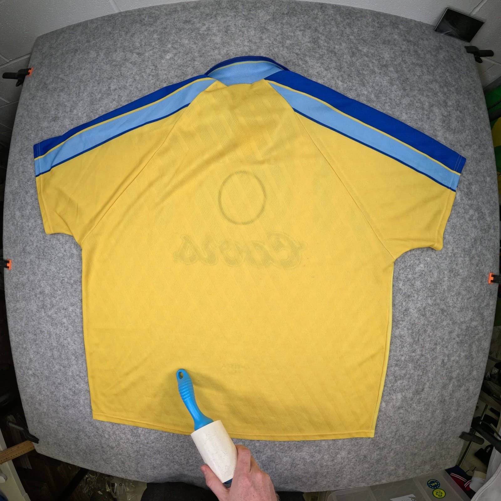 Chelsea Football Shirt 2XL Yellow Away 1995 1997 Umbro Soccer Jersey Vintage photo 3