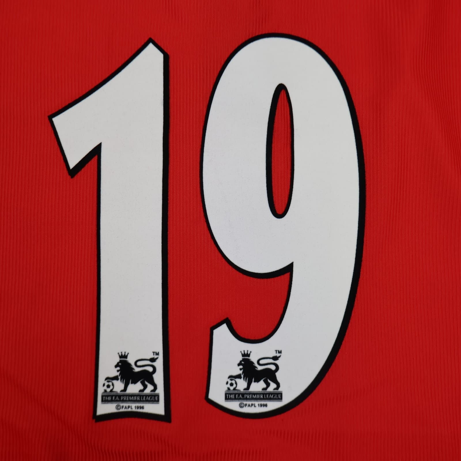 Manchester United Shirt Large Red Home Kit 1998 1999 2000 Umbro Dwight Yorke 19 photo 14