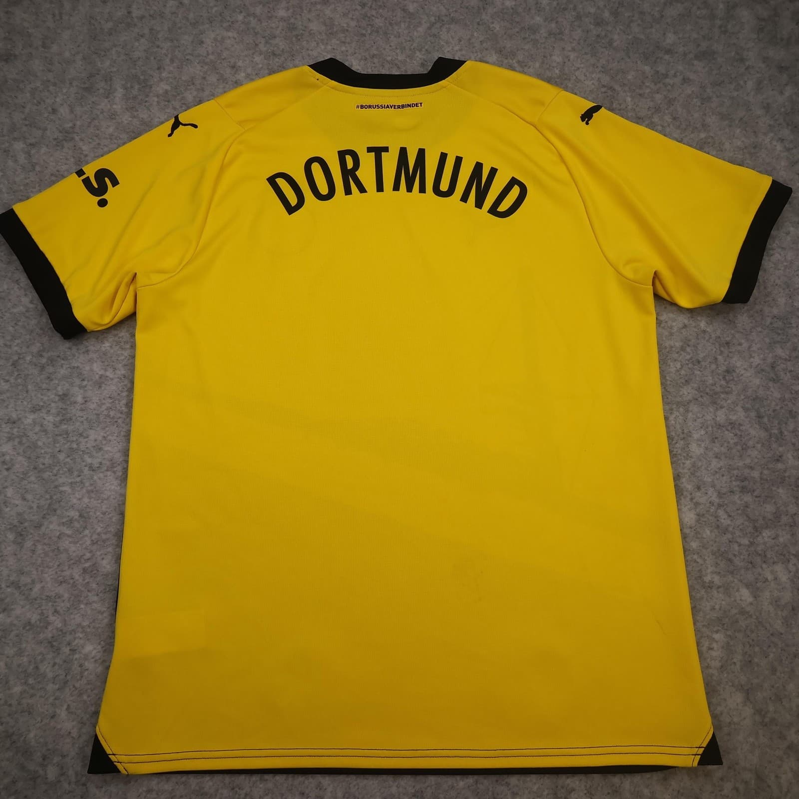 Borussia Dortmund Shirt Mens Large Yellow Black Home 2023 2024 Football Puma Jer photo 2