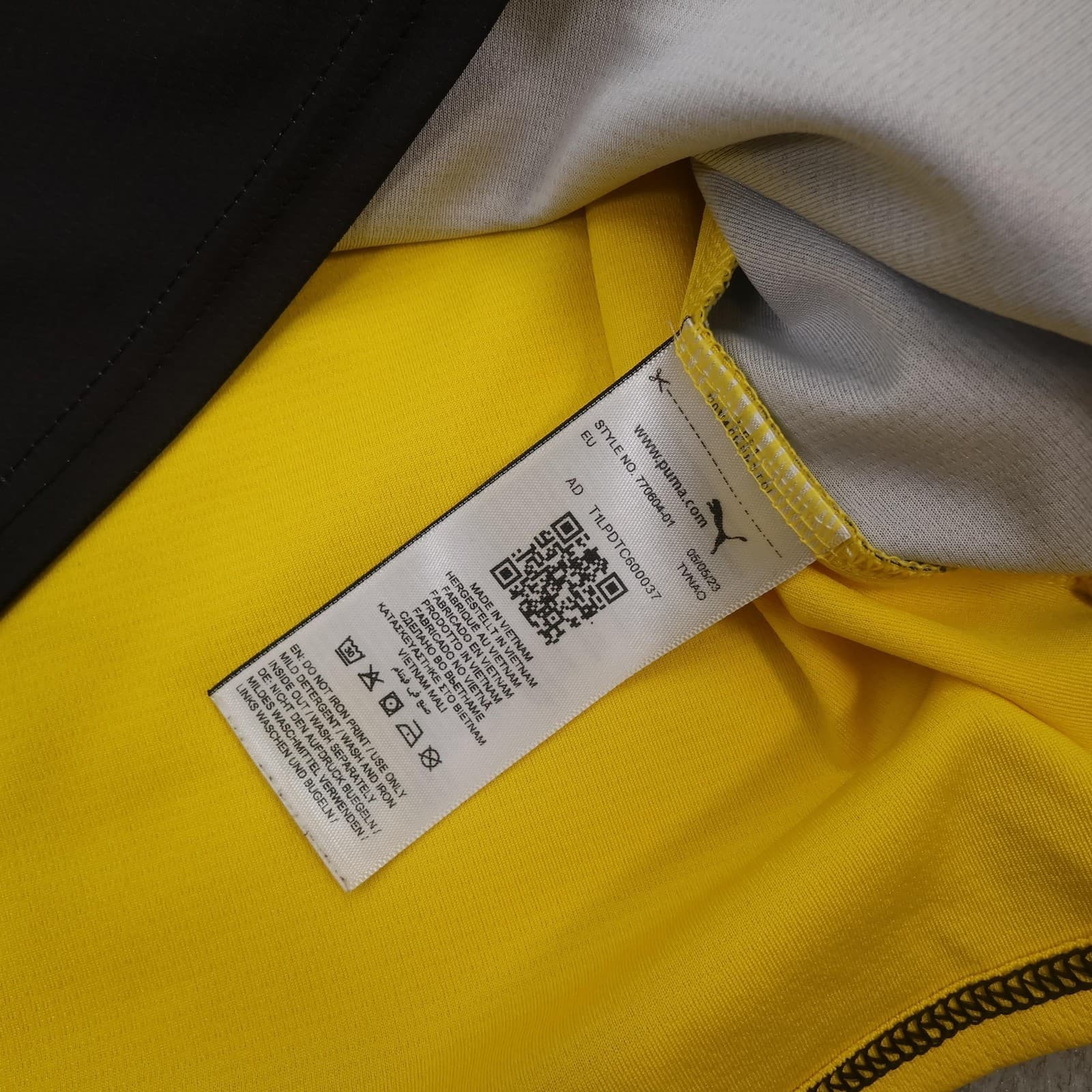 Borussia Dortmund Shirt Mens Large Yellow Black Home 2023 2024 Football Puma Jer photo 10