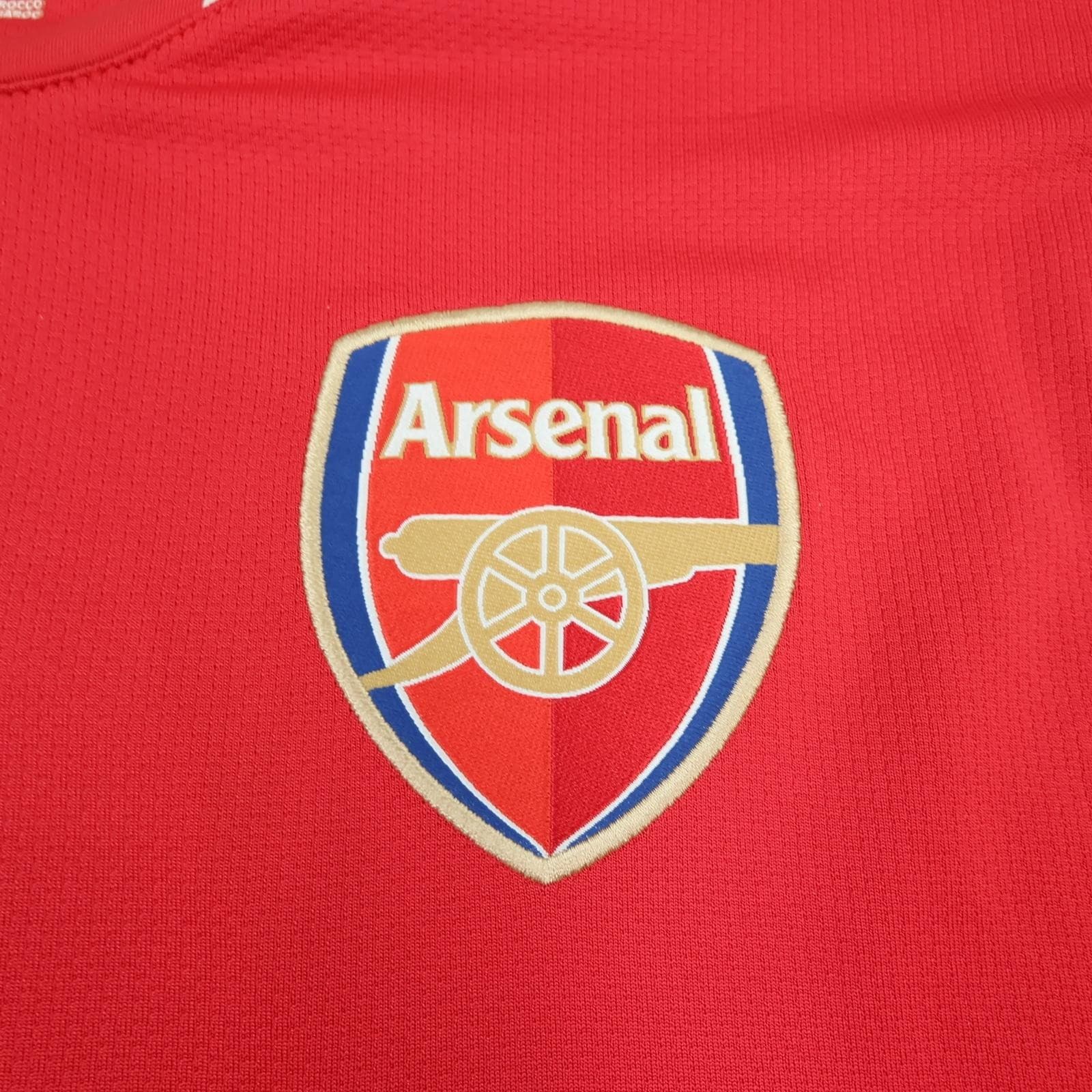 Arsenal Shirt Mens Large Red Home Long Sleeve 2006 2008 Football Nike Sagna 3 photo 5