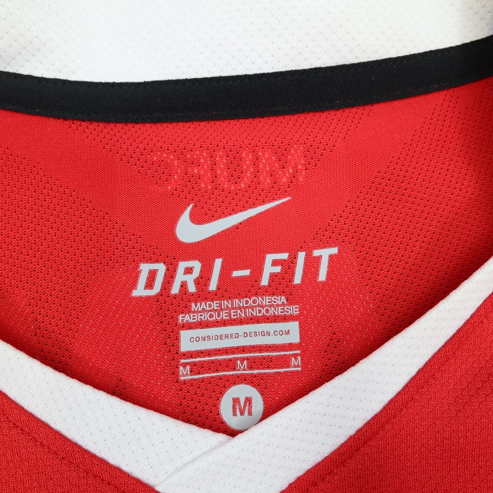 Manchester United Shirt Mens Medium Red Home 2010 2011 EPL Football Nike Nani 17 photo 9