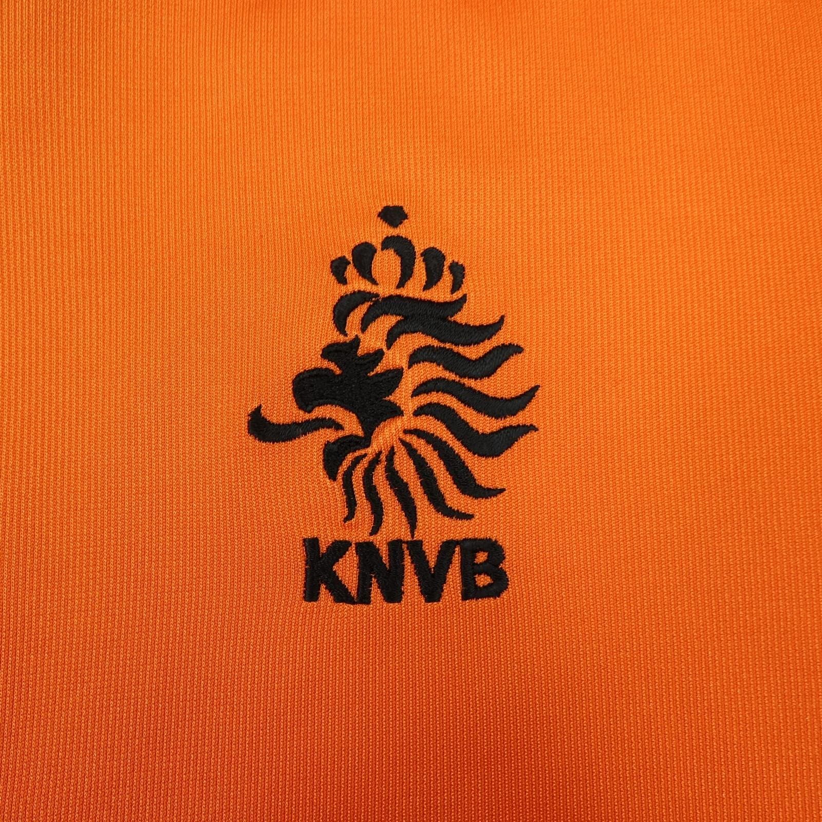 Vintage Netherlands KNVB Home Shirt Mens Large Orange 2000 2002 Nike Bergkamp 10 photo 5