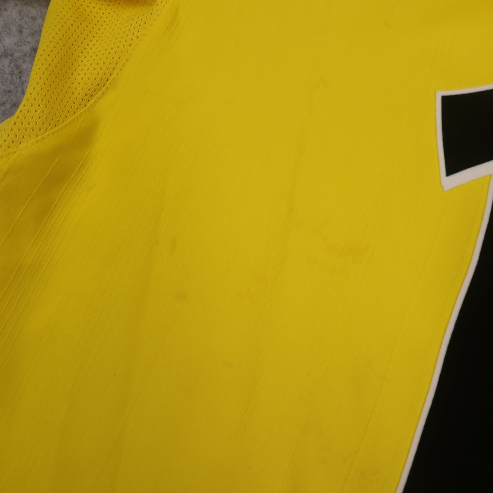Vintage Arsenal Shirt Yellow Away Kit Large 2003 2004 Nike Sylvain Wiltord O2 photo 18