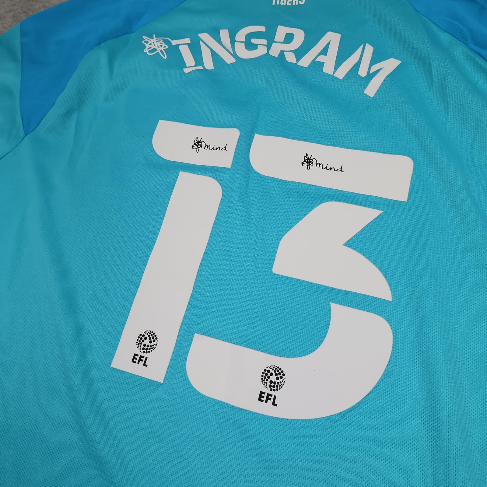 Hull City Goalkeeper Shirt Mens 3XL Blue Football Umbro Giacom Ingram 13 Jersey photo 9