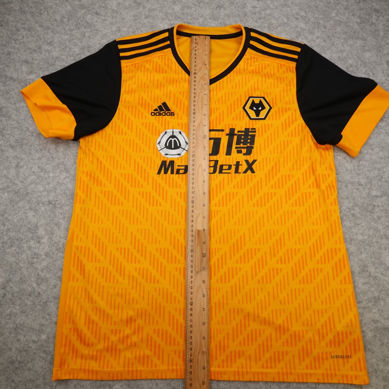 Wolves Football Shirt Extra Large Orange Home  Kit 2020 2021 Adidas Jersey photo 12