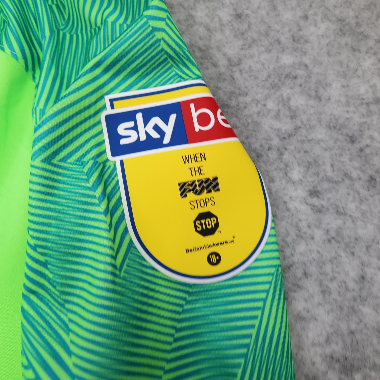 Hull City Goalkeeper Shirt Mens XXL Green EFL Football Umbro Marshall 1 photo 8
