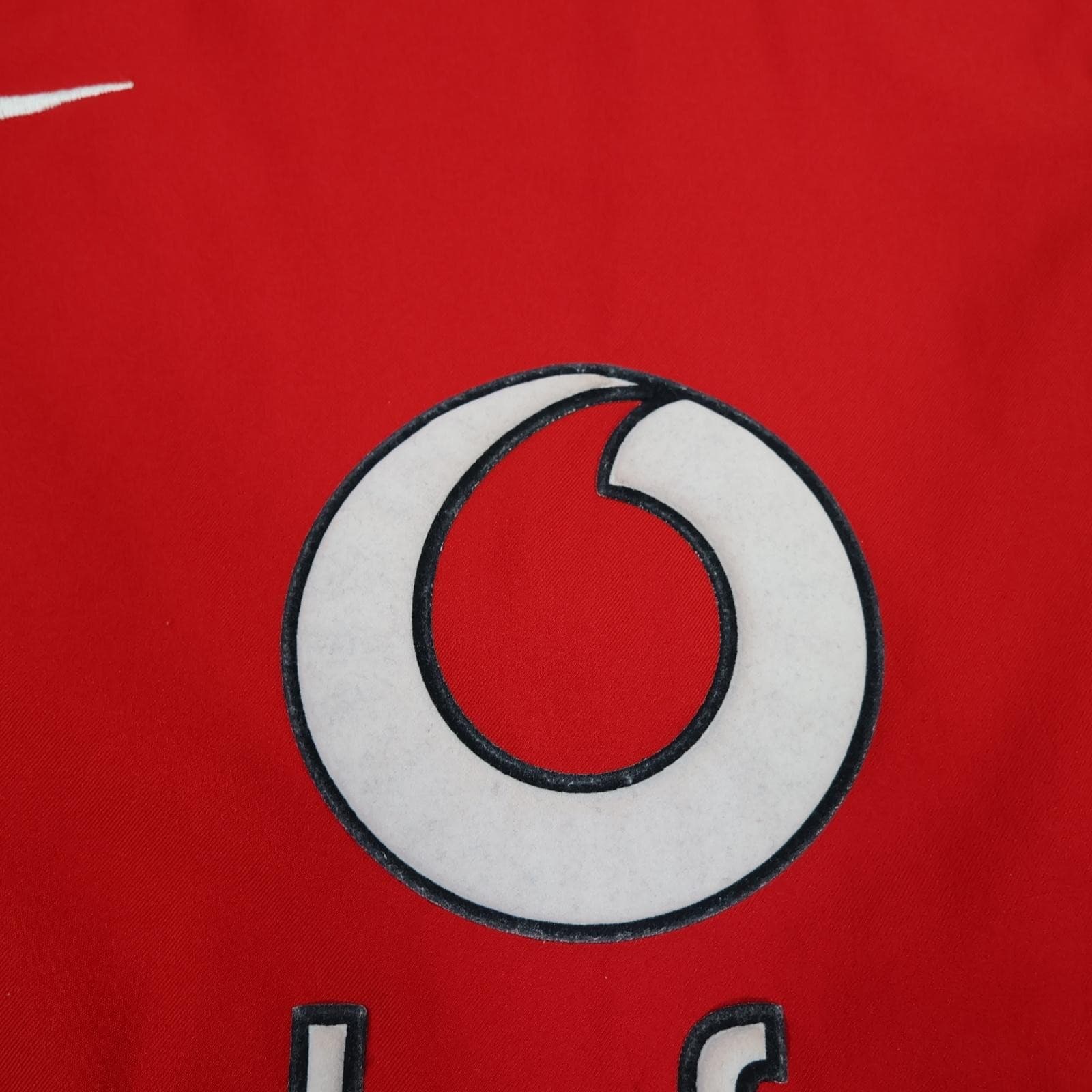 Vintage Manchester United Shirt Mens XL Red Home 2002 2004 Nike Vodafone Jersey photo 7