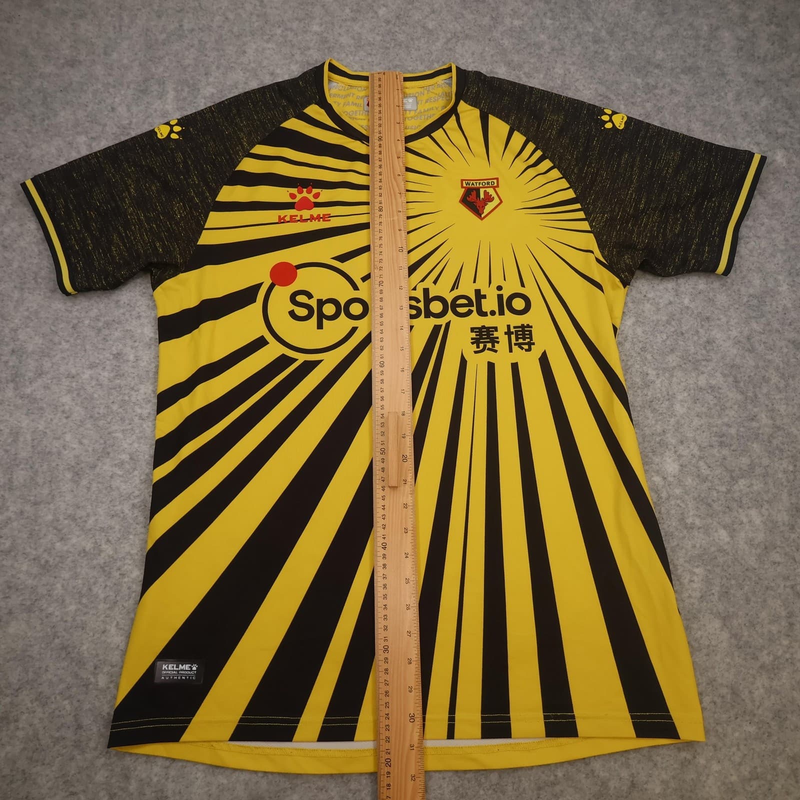 Watford Shirt Mens Extra Large Yellow Home 2020 2021 Football Soccer Jersey photo 12