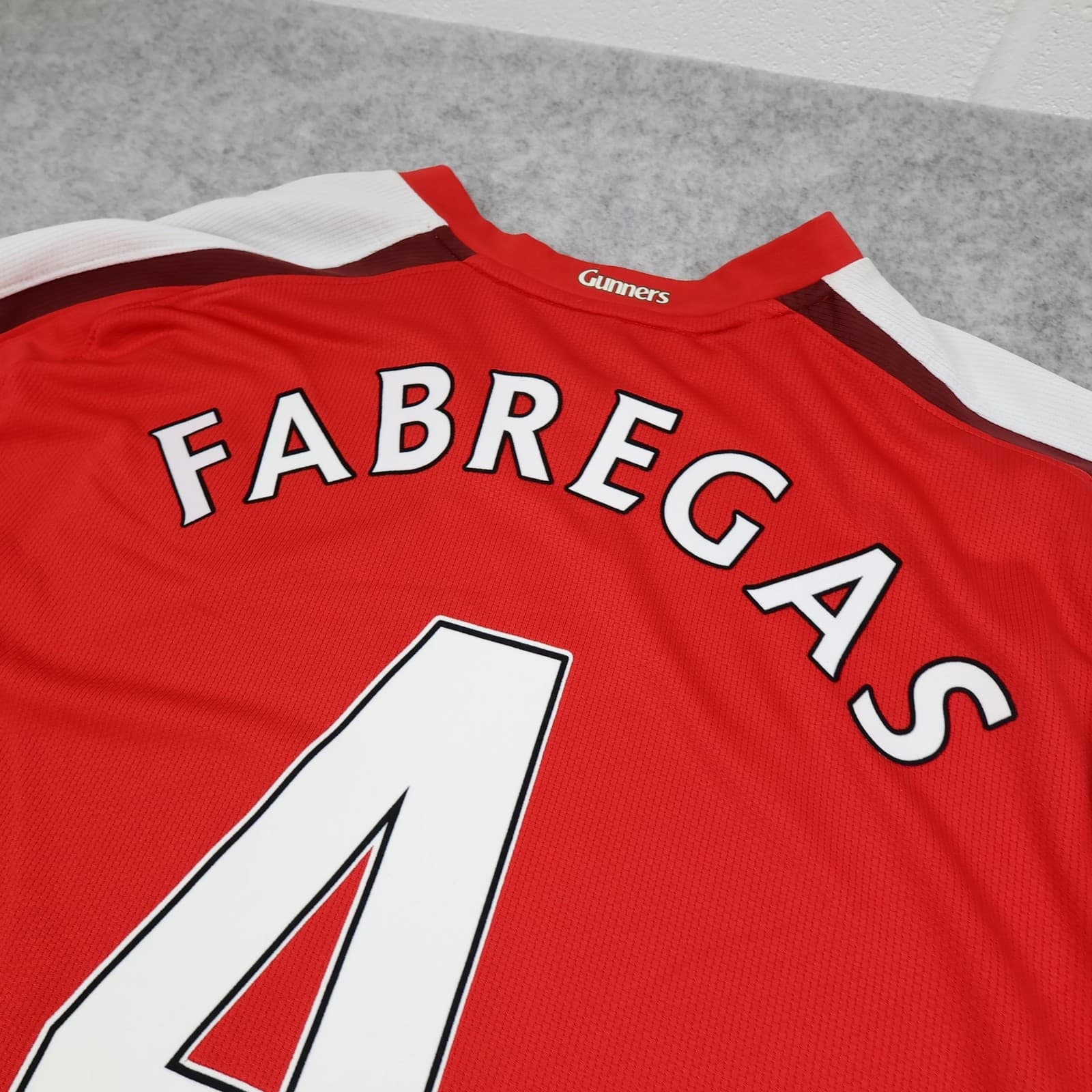 Arsenal Shirt Mens 2XL Red Home Long Sleeve 2008 2010 Nike Fabregas 4 Jersey photo 10