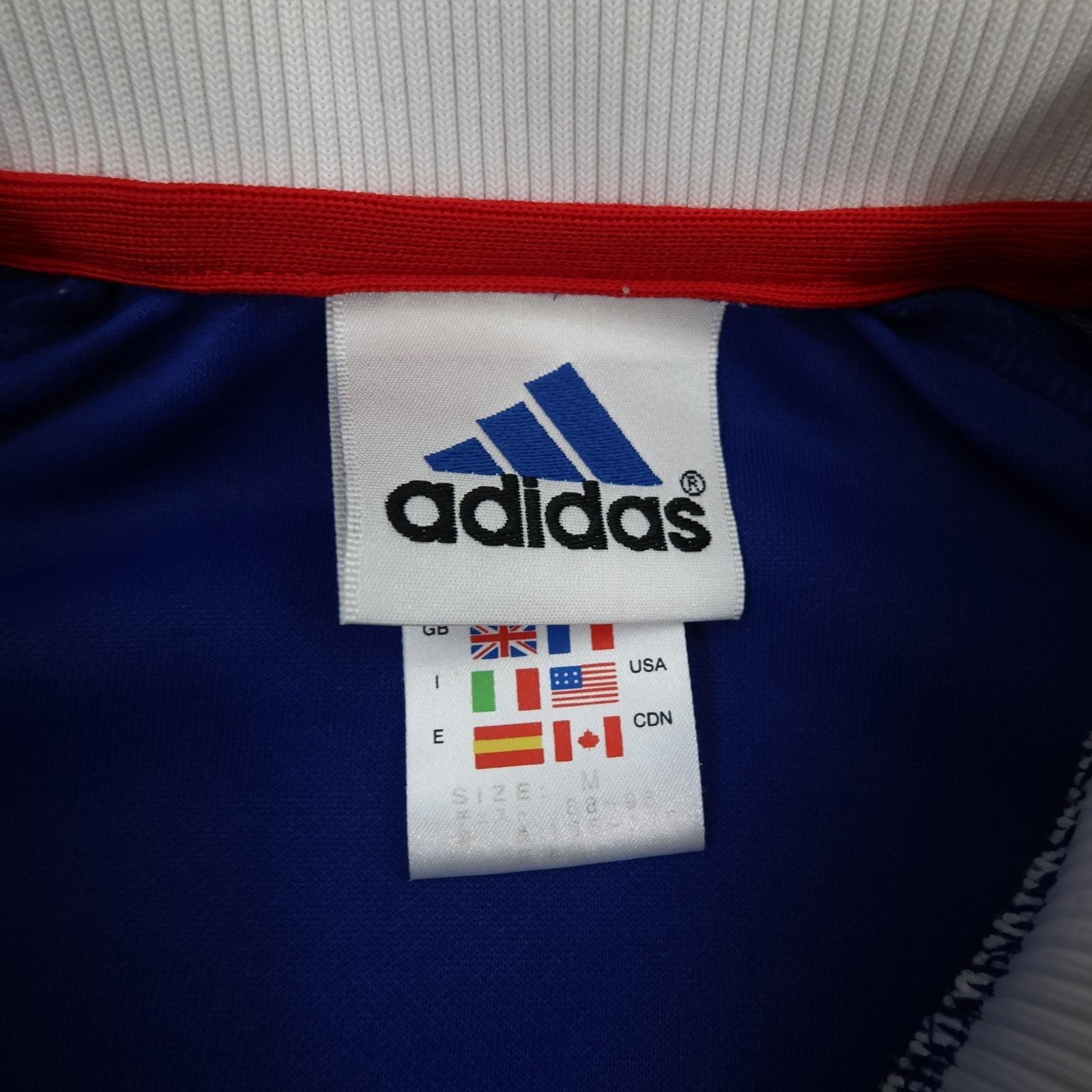 Vintage Japan Home Shirt Mens Medium Blue 2000 2002 Football Adidas JFA Jersey photo 6