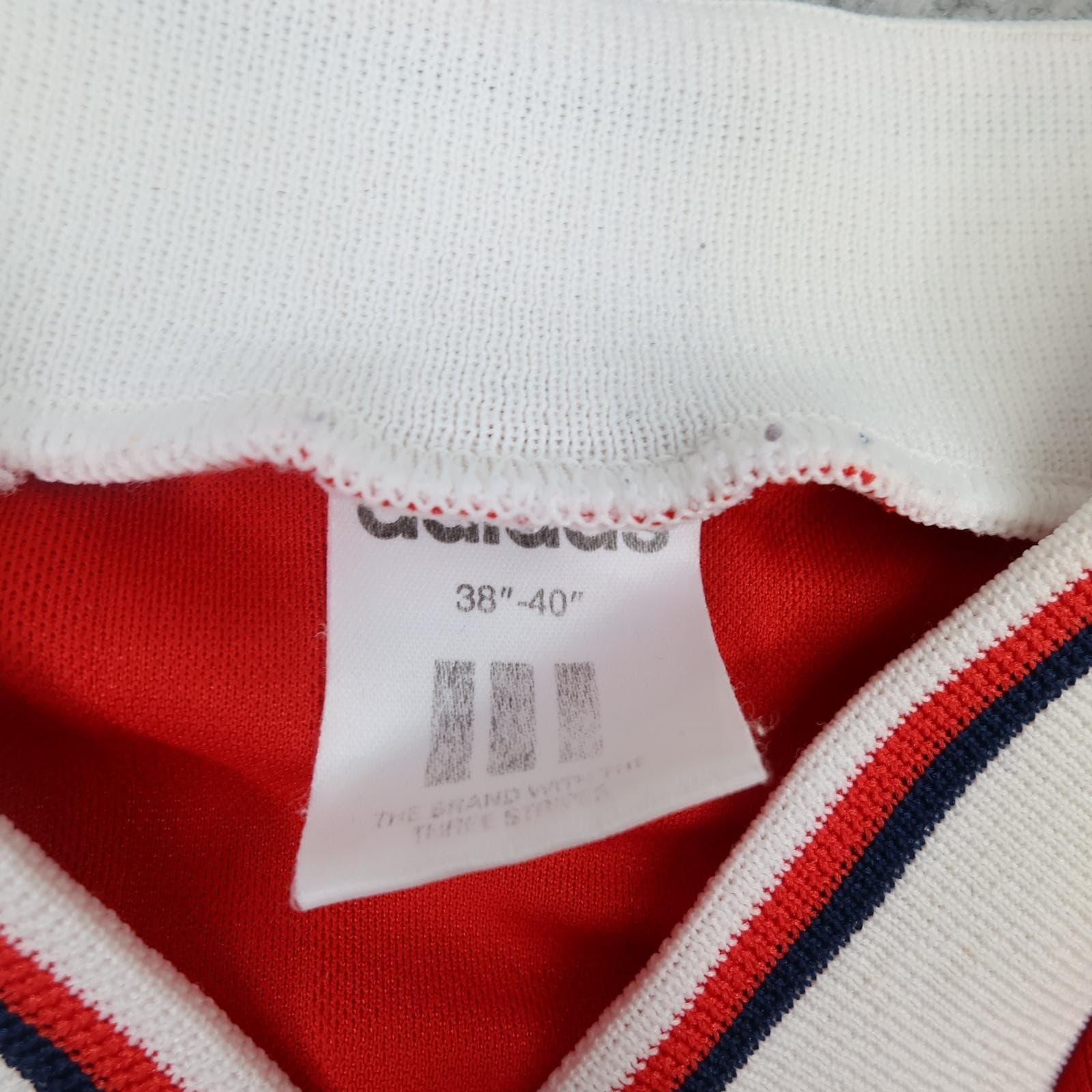 Vintage Arsenal Shirt Mens Medium Red Home 1992 1994 Adidas JVC Jersey UK photo 6
