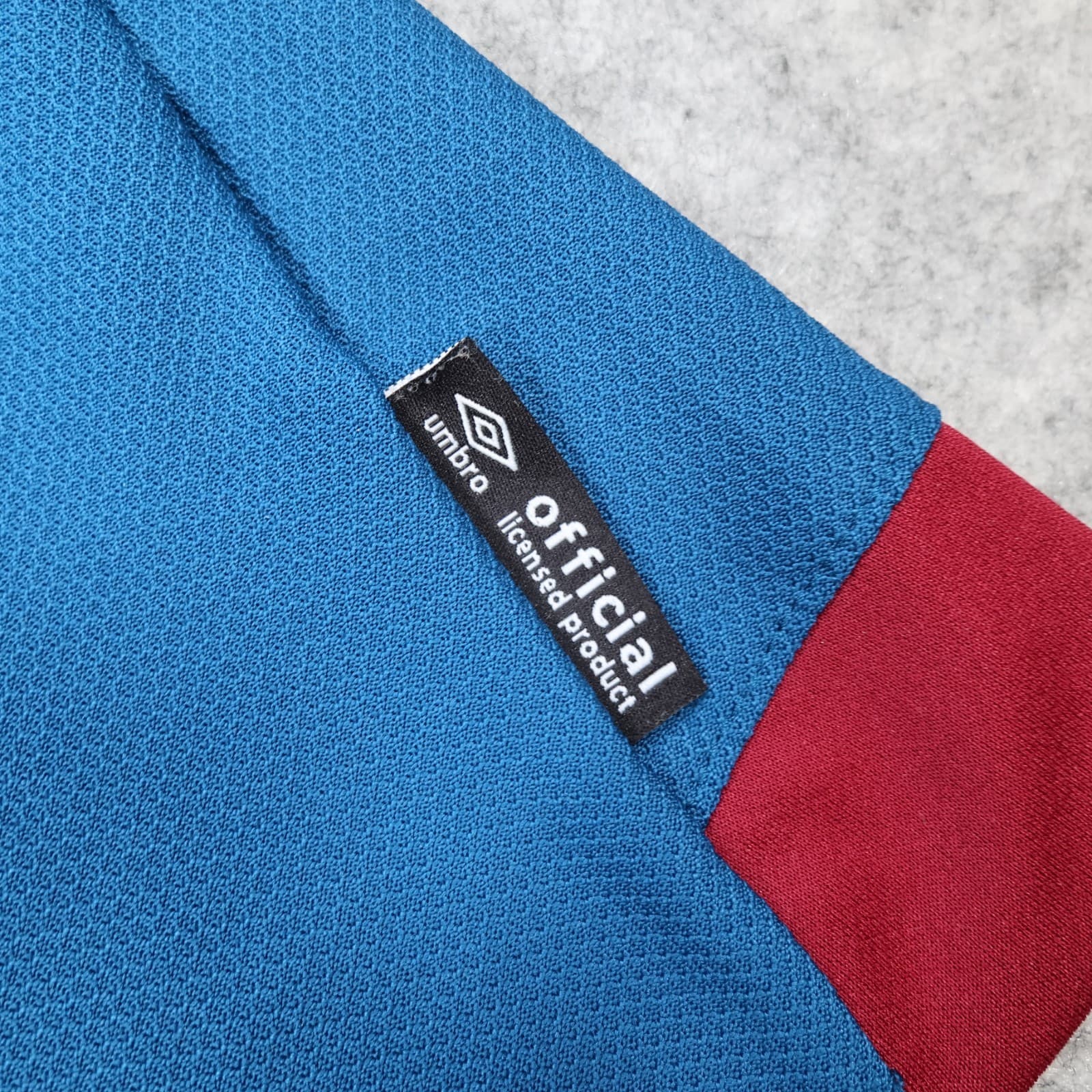 West Ham Shirt Extra Large Blue 2018 2019 Umbro Away Shirt Soccer Jersey photo 7