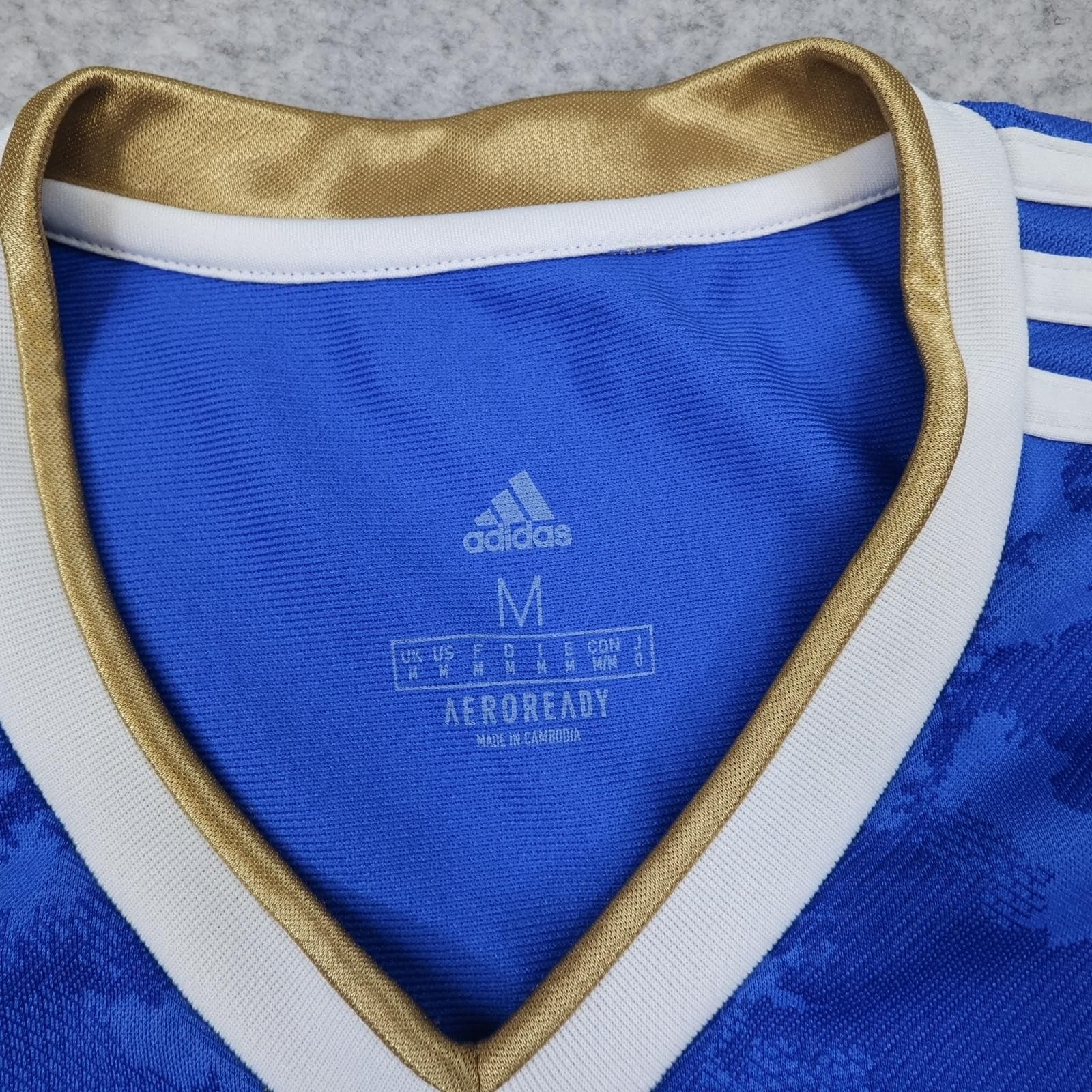 Leicester City Shirt Mens Medium Blue Home 2021 2022 Football Adidas FBS photo 6