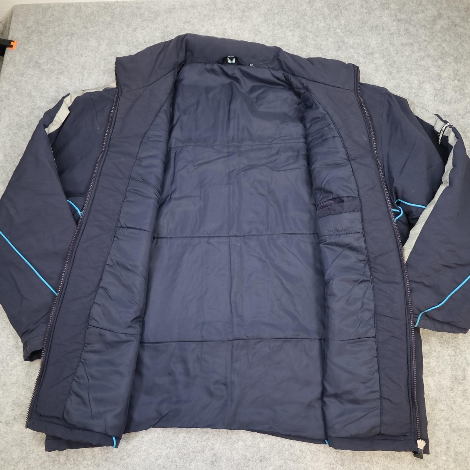 Vintage Manchester City Jacket Mens 2XL Navy EPL 2002 2003 Le Coq Sportif Eidos photo 2