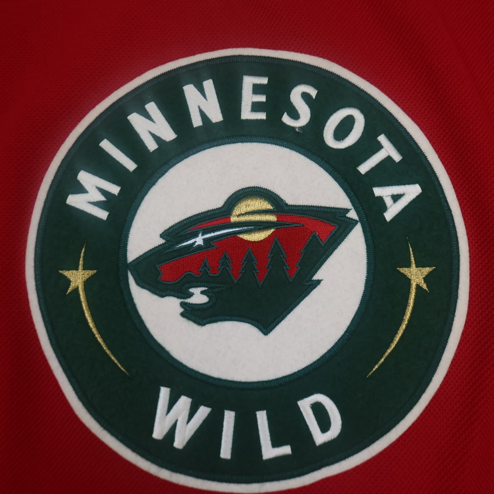 Vintage Minnesota Wild Jersey 2XL Red Reebok NHL Ice Hockey Brian Rolston Woven photo 4