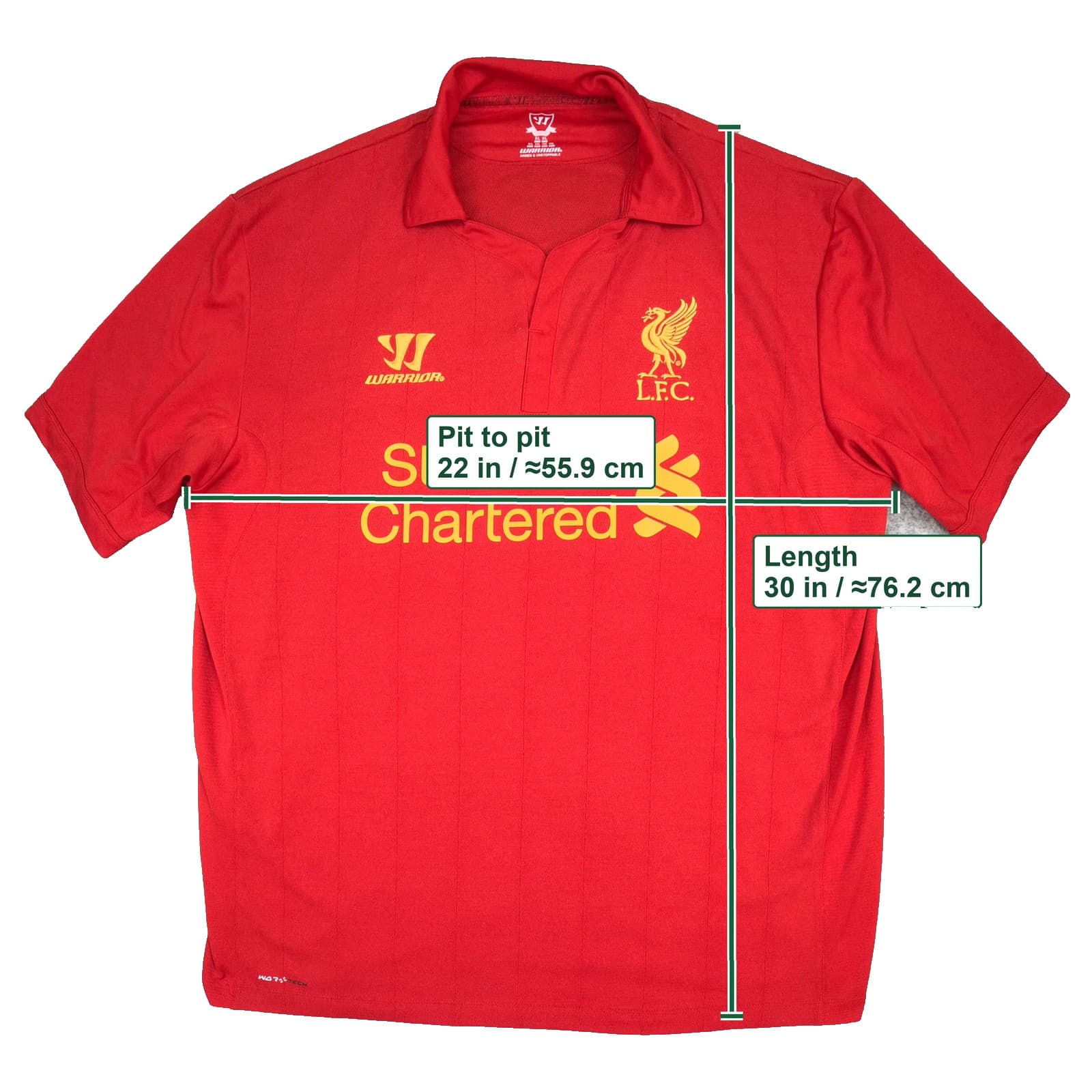 Liverpool Football Shirt Extra Large Red Home 2012 2013 Warrior Luis Suárez 7 photo 4