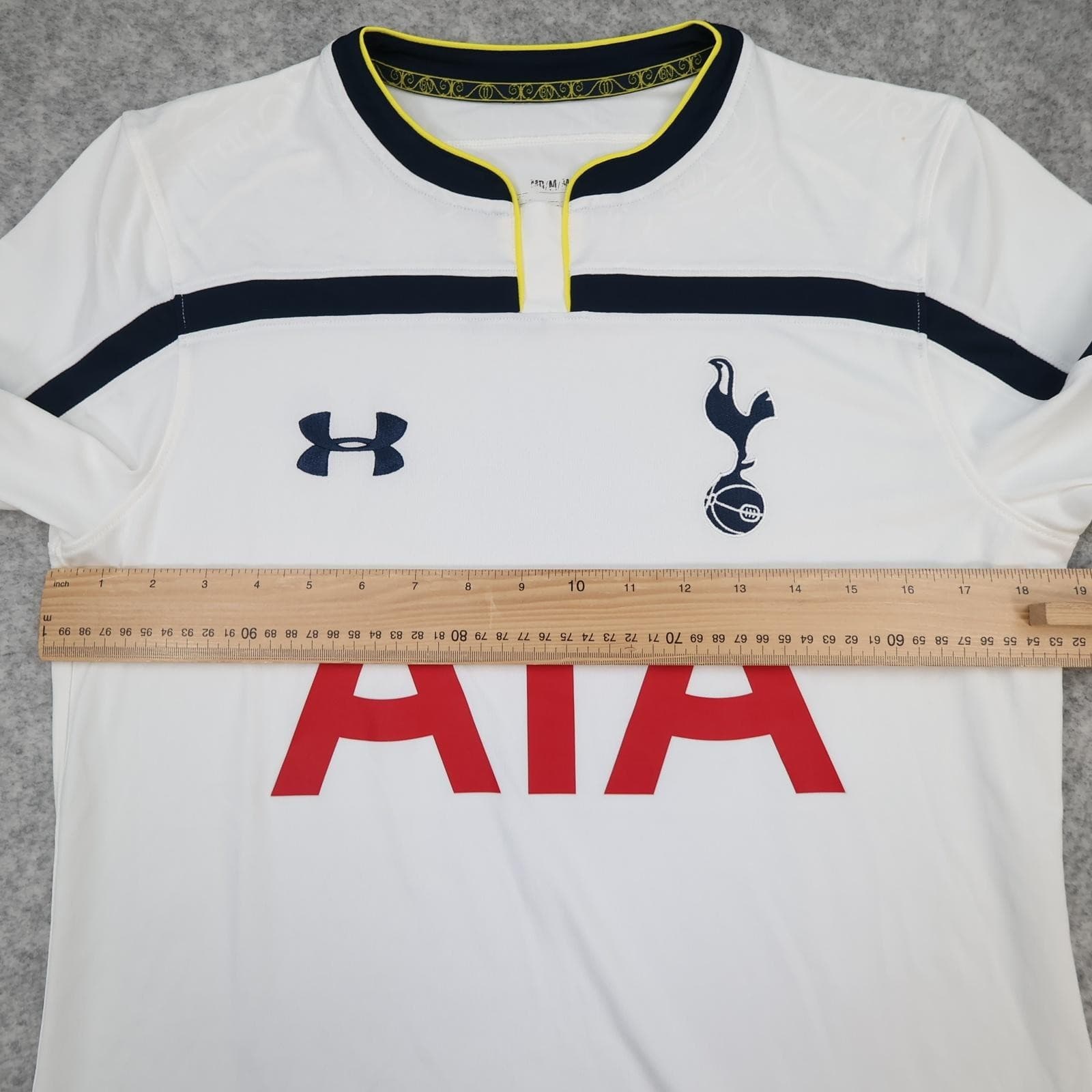 Tottenham Hotspur Shirt Mens Medium White Home 2014 2015 Football Under Armour photo 10