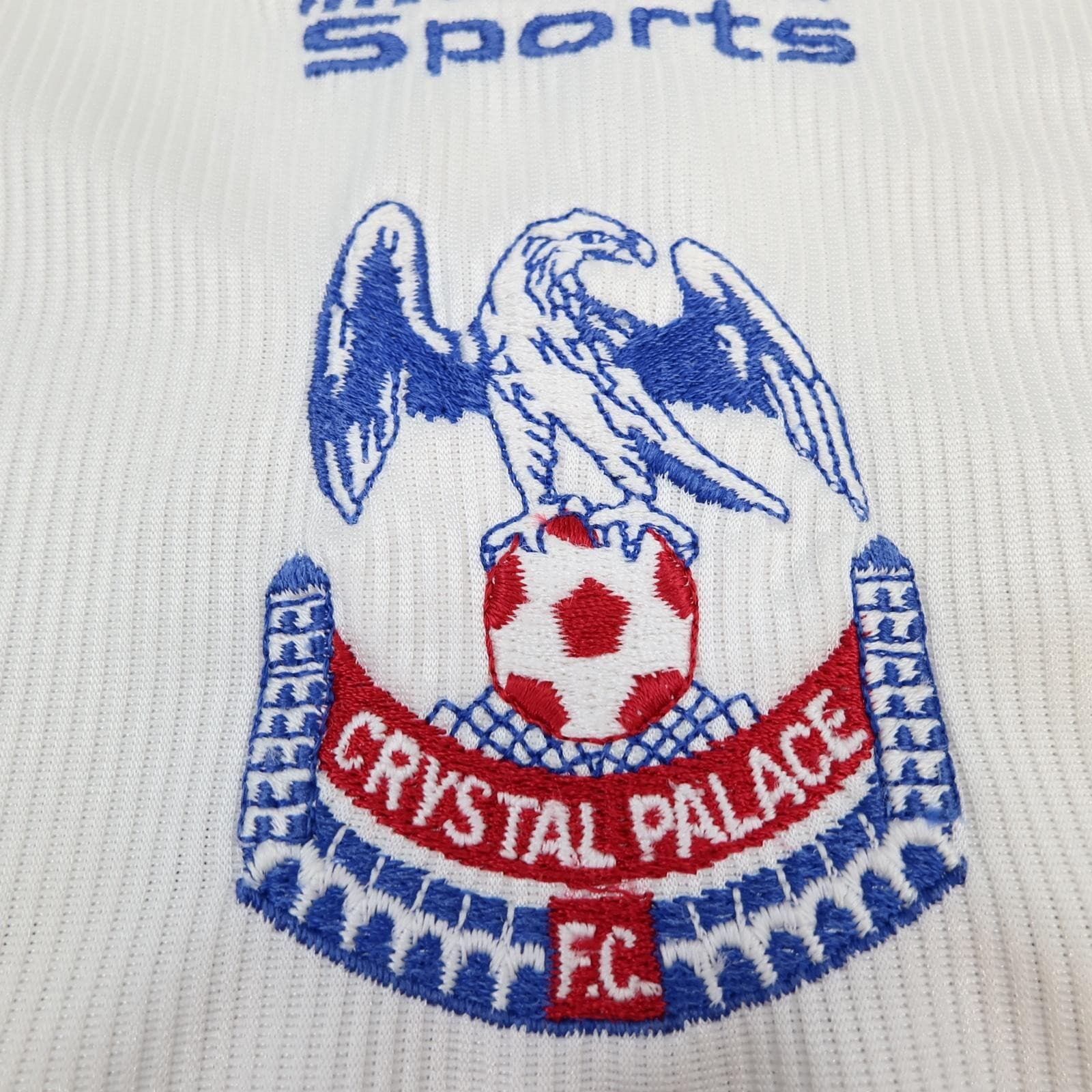 Vintage Crystal Palace Away Shirt Mens 2XL White 1999 2000 TFG Churchill photo 6