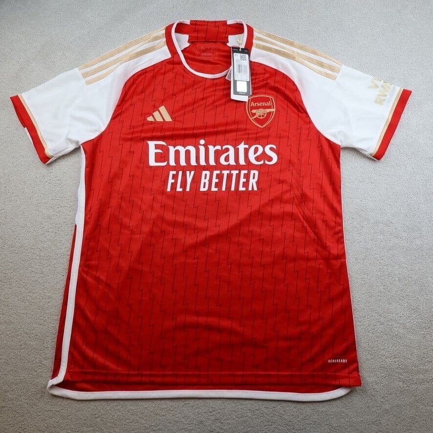 Arsenal Shirt Extra Large Red Home Kit 2023 2024 Adidas Jersey Martin Odegaard photo 2