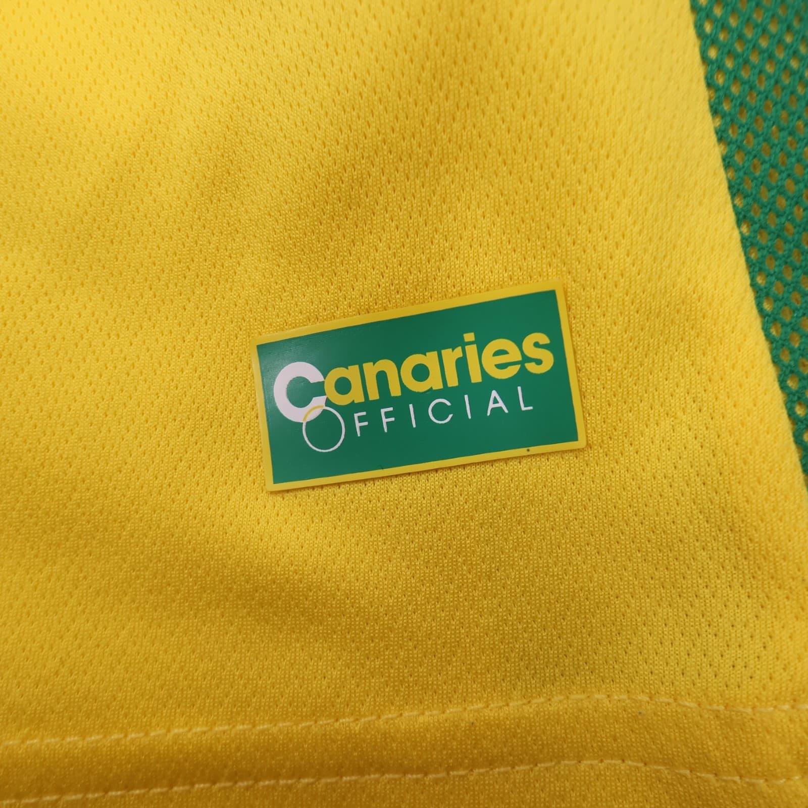 Norwich City Shirt 6XL Yellow Home Kit 2016 2017 Errea Soccer Jersey 48" photo 3