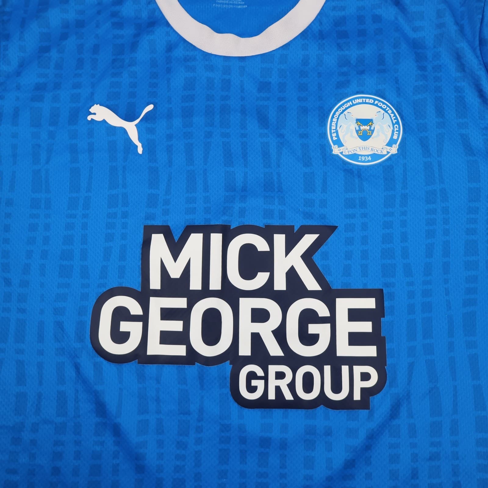 Peterborough United Shirt Extra Large Blue Home Kit 2022 2023 Puma Jersey XL photo 3