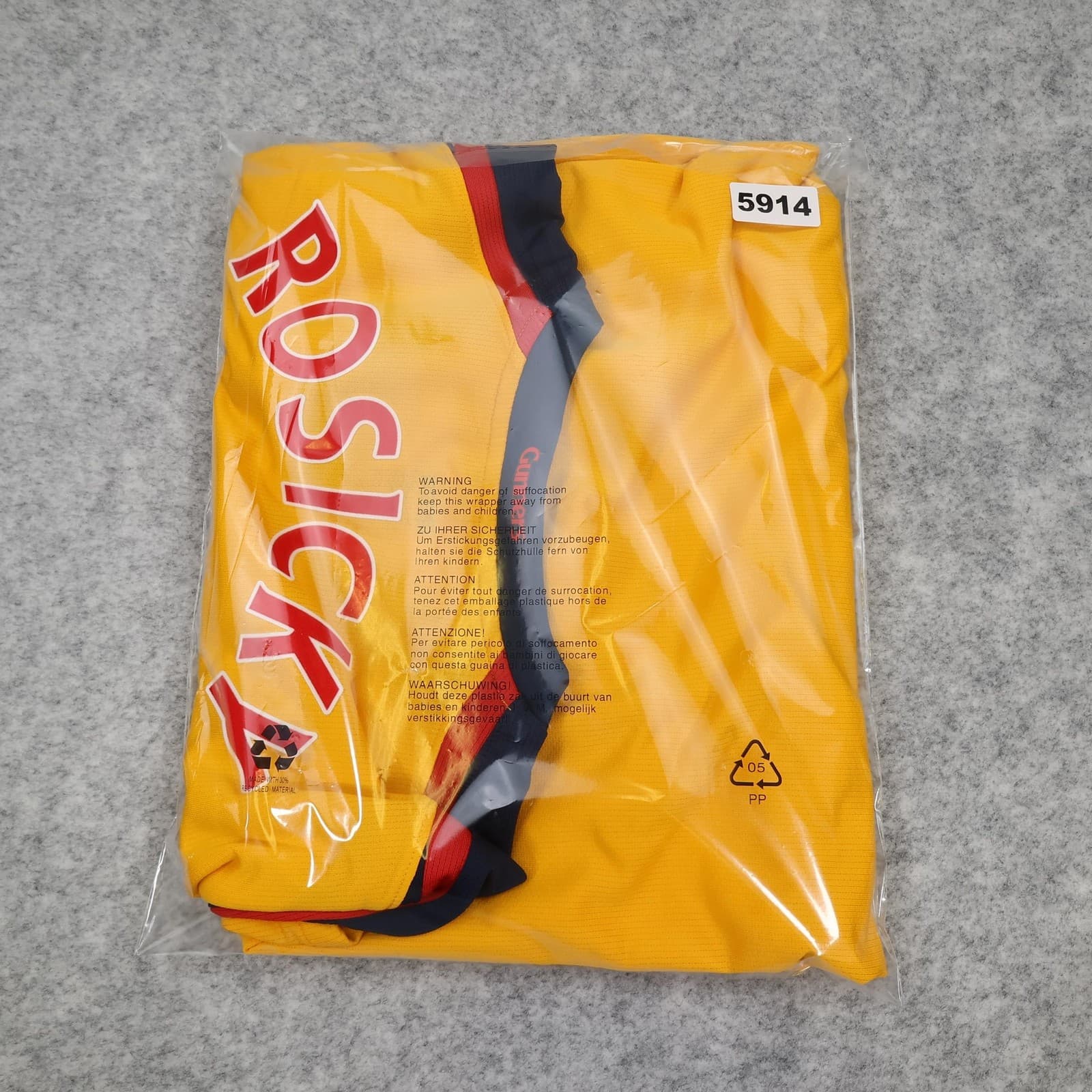 Arsenal Away Shirt Mens XL Yellow 2008 2009 Nike Rosicky 7 Soccer Jersey photo 18