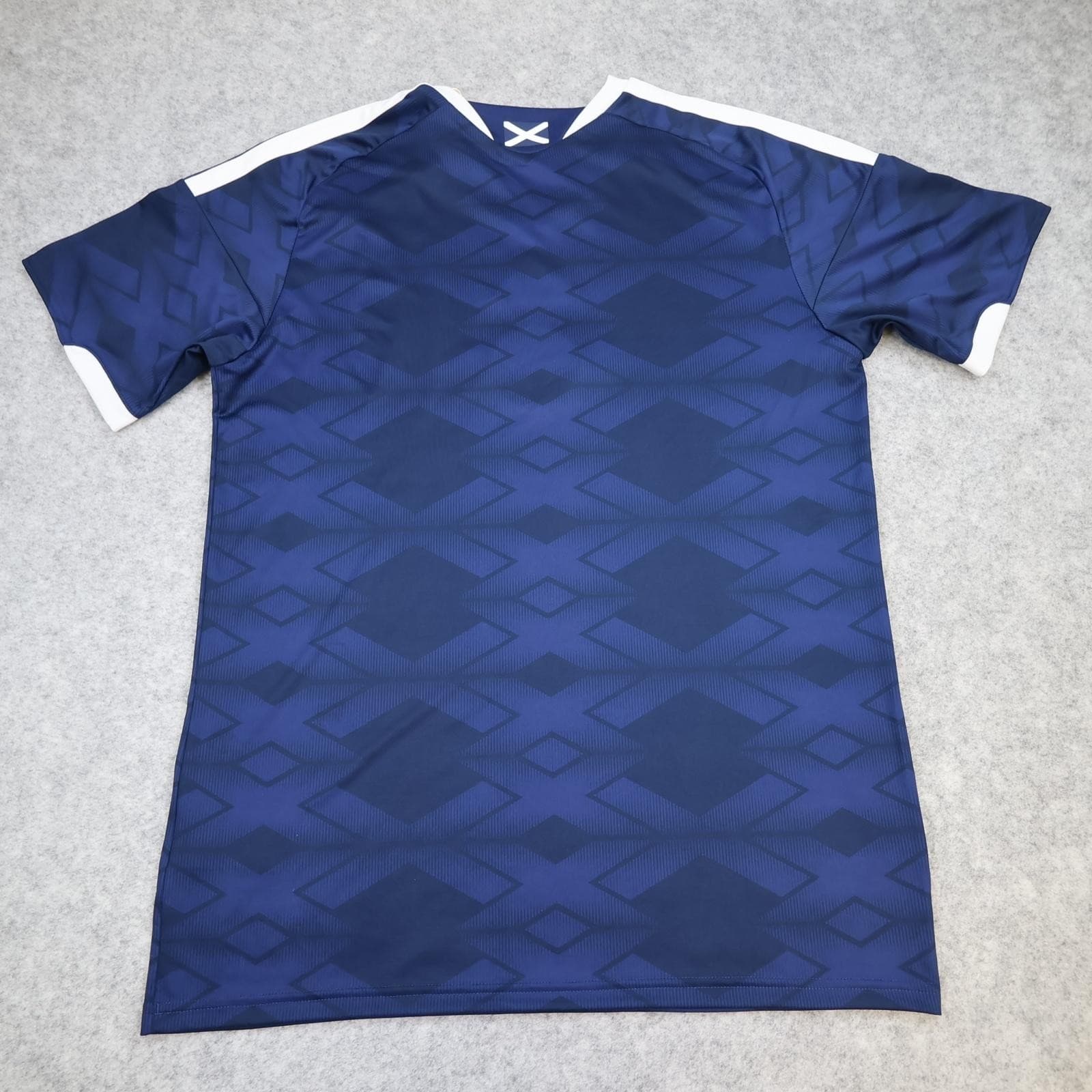 Scotland Home Shirt Mens Large Blue 2026 Adidas World Cup Soccer Jersey photo 2