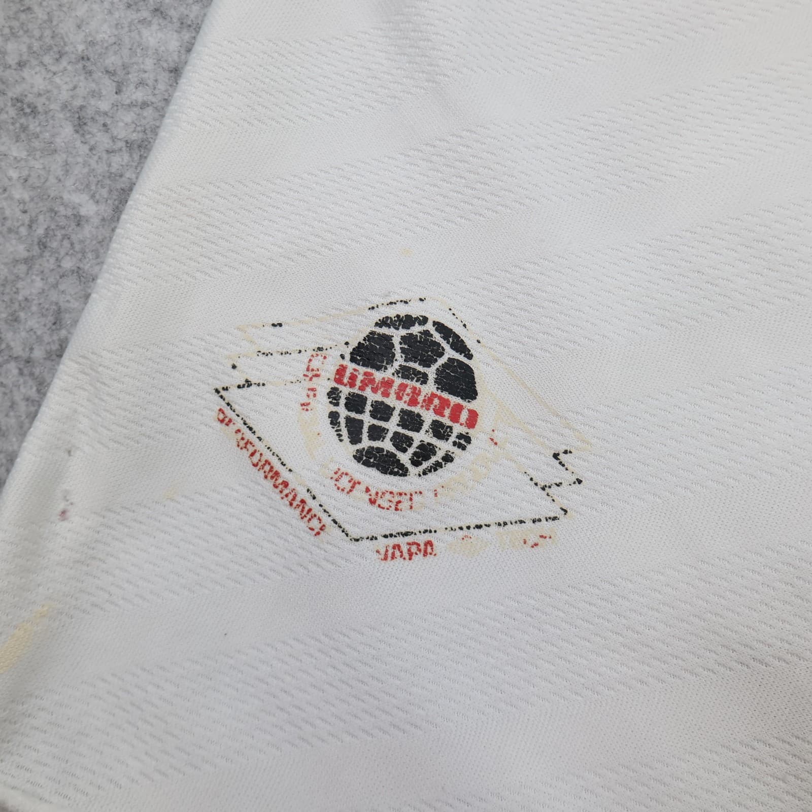Vintage Manchester United Shirt Medium White Away Kit 1996 1997 Umbro Jersey photo 3