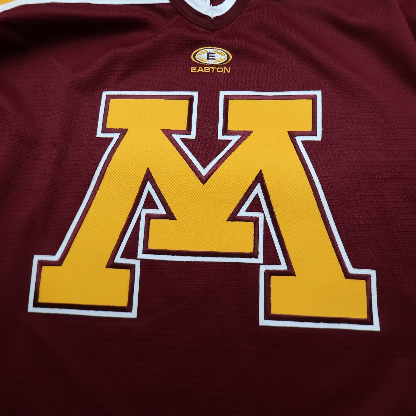 Vintage Minnesota Golden Gophers Wild Jersey Large Red Easton NCAA Ice Hockey photo 3