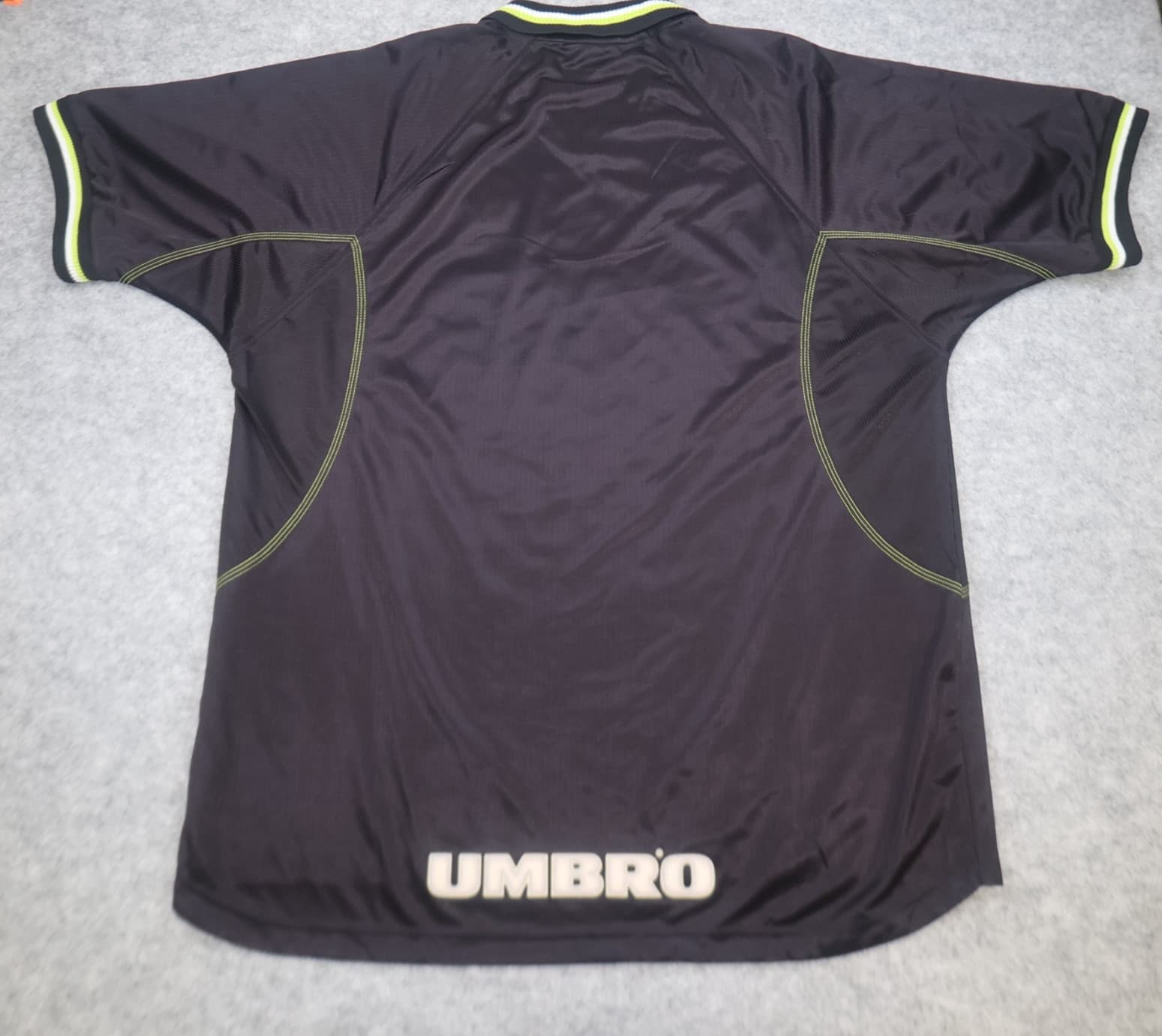 Vintage Manchester United Shirt 2XL Black Third Kit 1998 1999 Umbro Jersey XXL photo 2