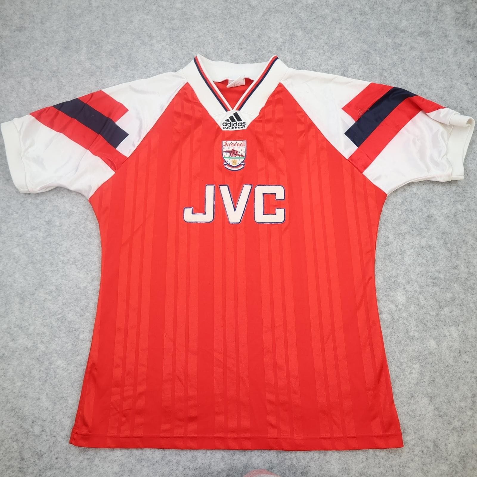 Vintage Arsenal Shirt Mens Medium Red Home 1992 1994 Adidas JVC Jersey UK