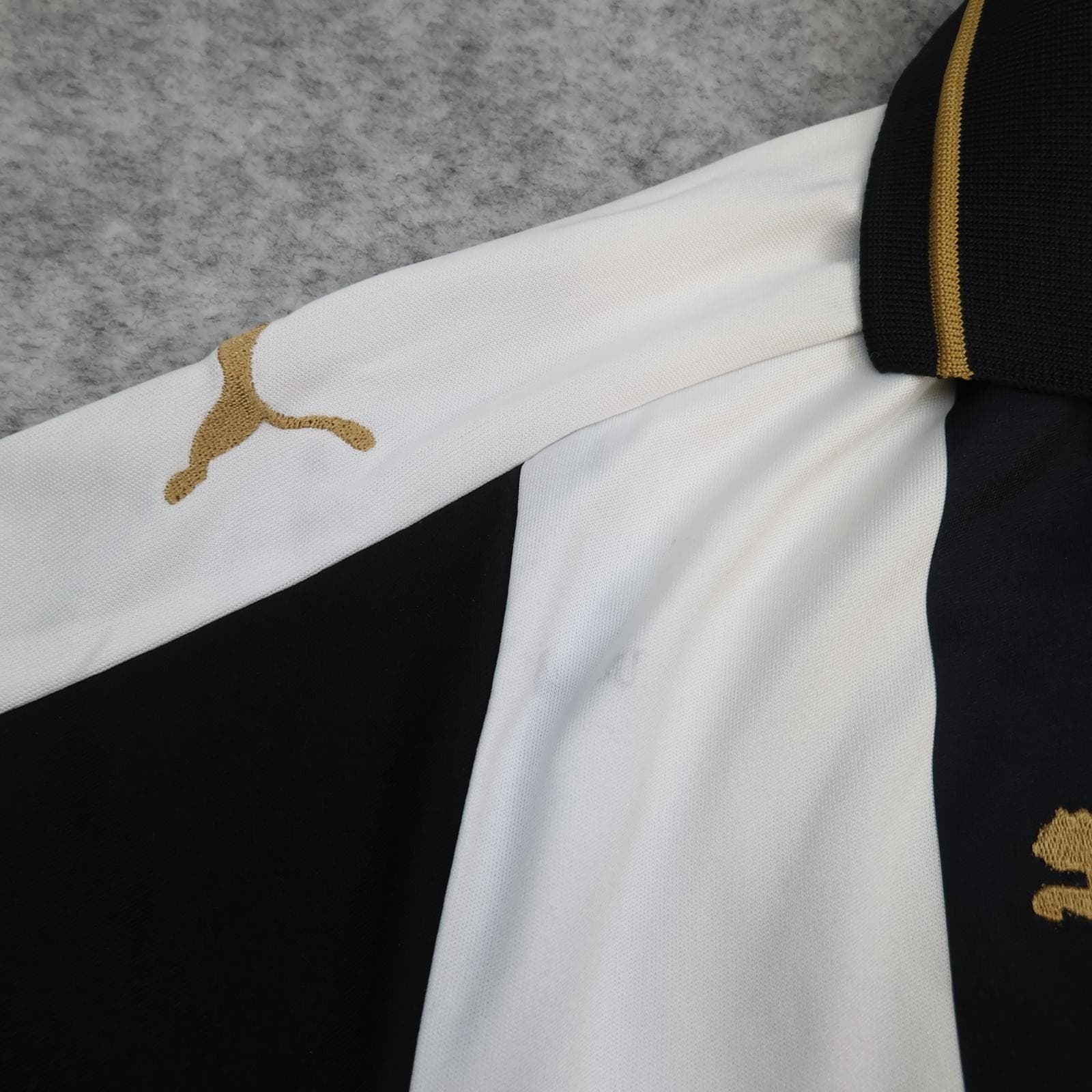 Newcastle United Shirt Mens Small Multi Home 2013 2014 EPL Football Puma Wonga photo 9