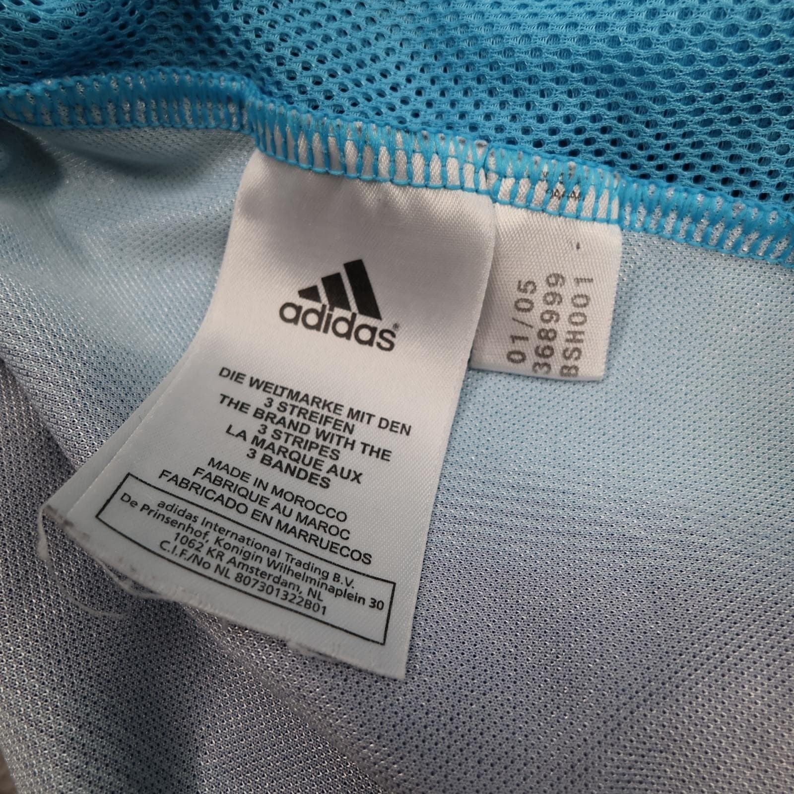 Olympique Marseille Shirt Mens Large Blue Away 2004 2005 Adidas Soccer Jersey photo 15