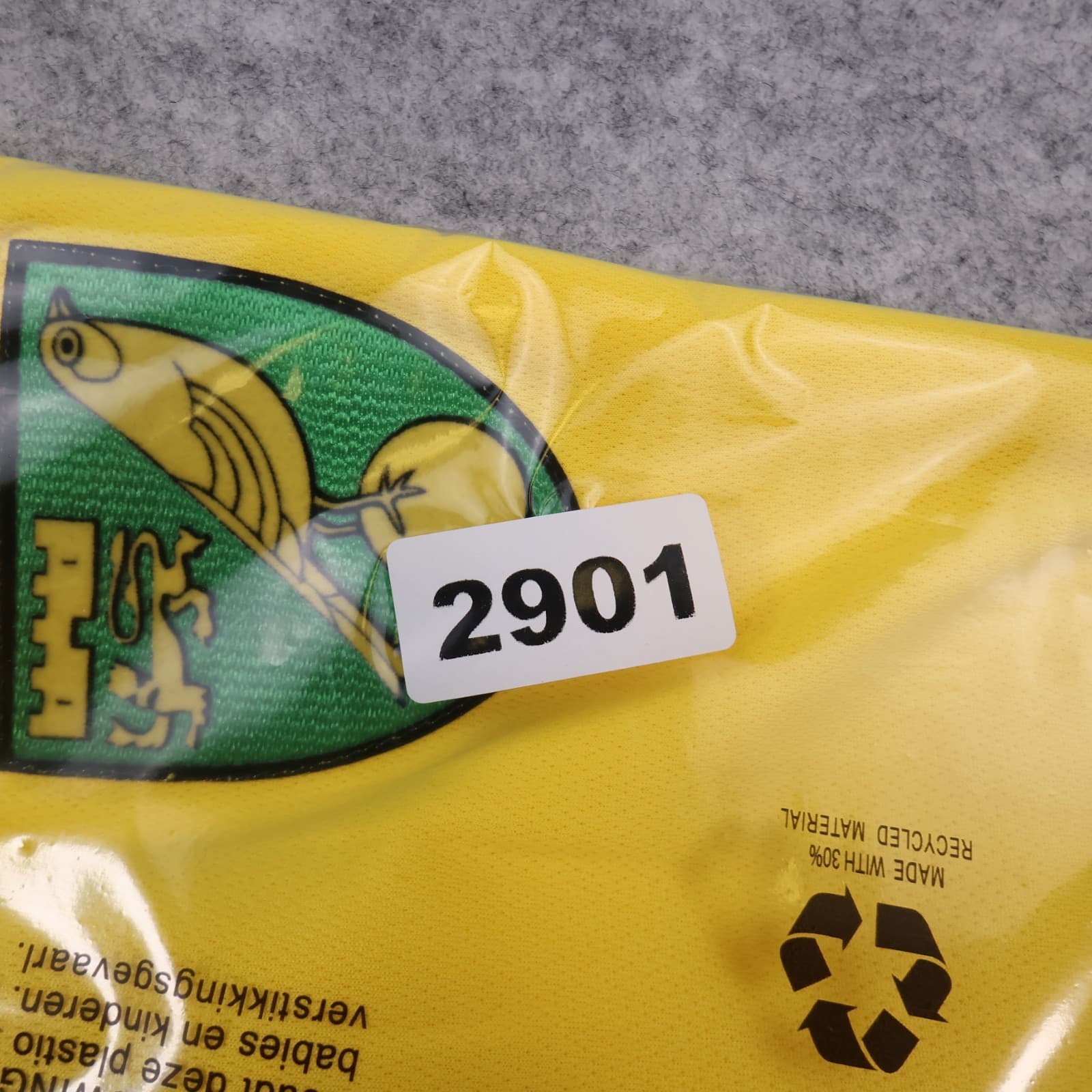 Norwich City Shirt 6XL Yellow Home Kit 2016 2017 Errea Soccer Jersey 48" photo 14