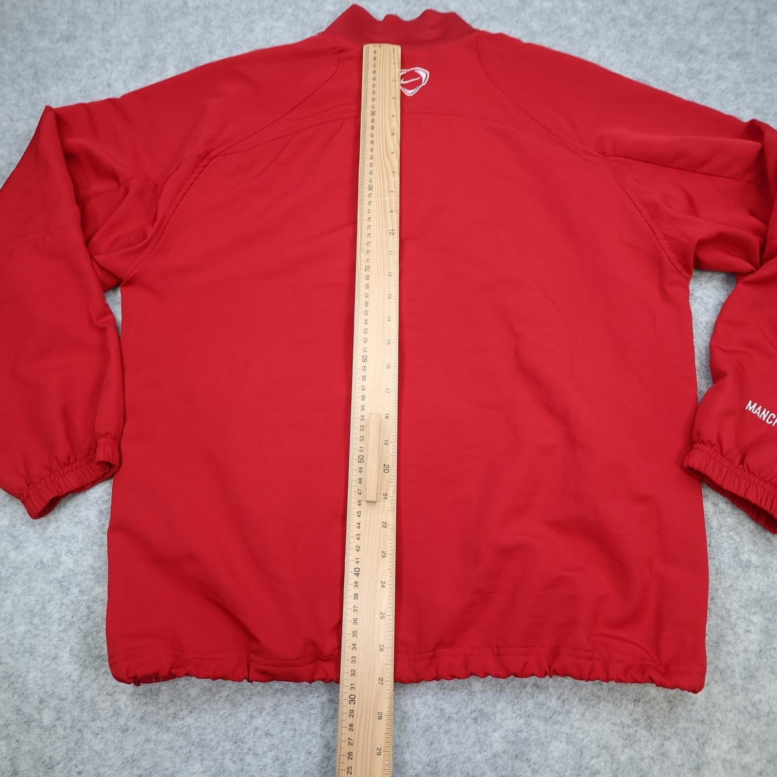 Manchester United Jacket Mens Medium Red 2004 2005 Football Nike Tracksuit Top photo 9
