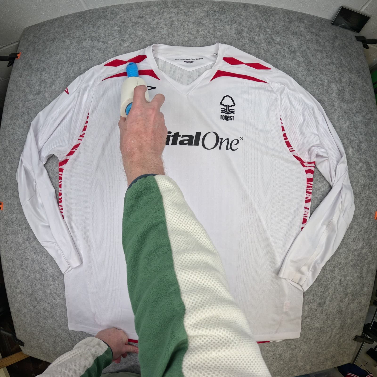 Nottingham Forest Football Shirt 3XL Away Umbro 2007 2008 Soccer Jersey photo 2