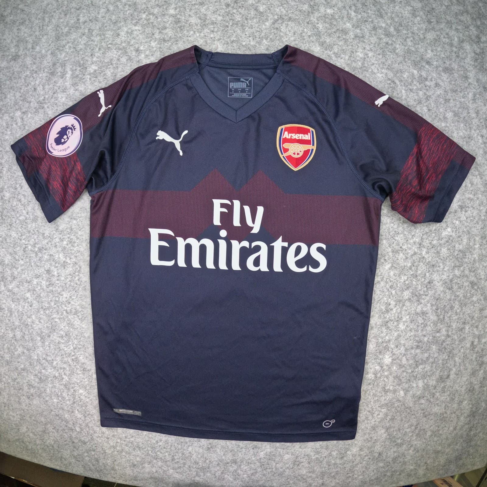 Arsenal Football Shirt Medium 2018 2019 Away Puma Saka 87 Soccer Jersey photo 3