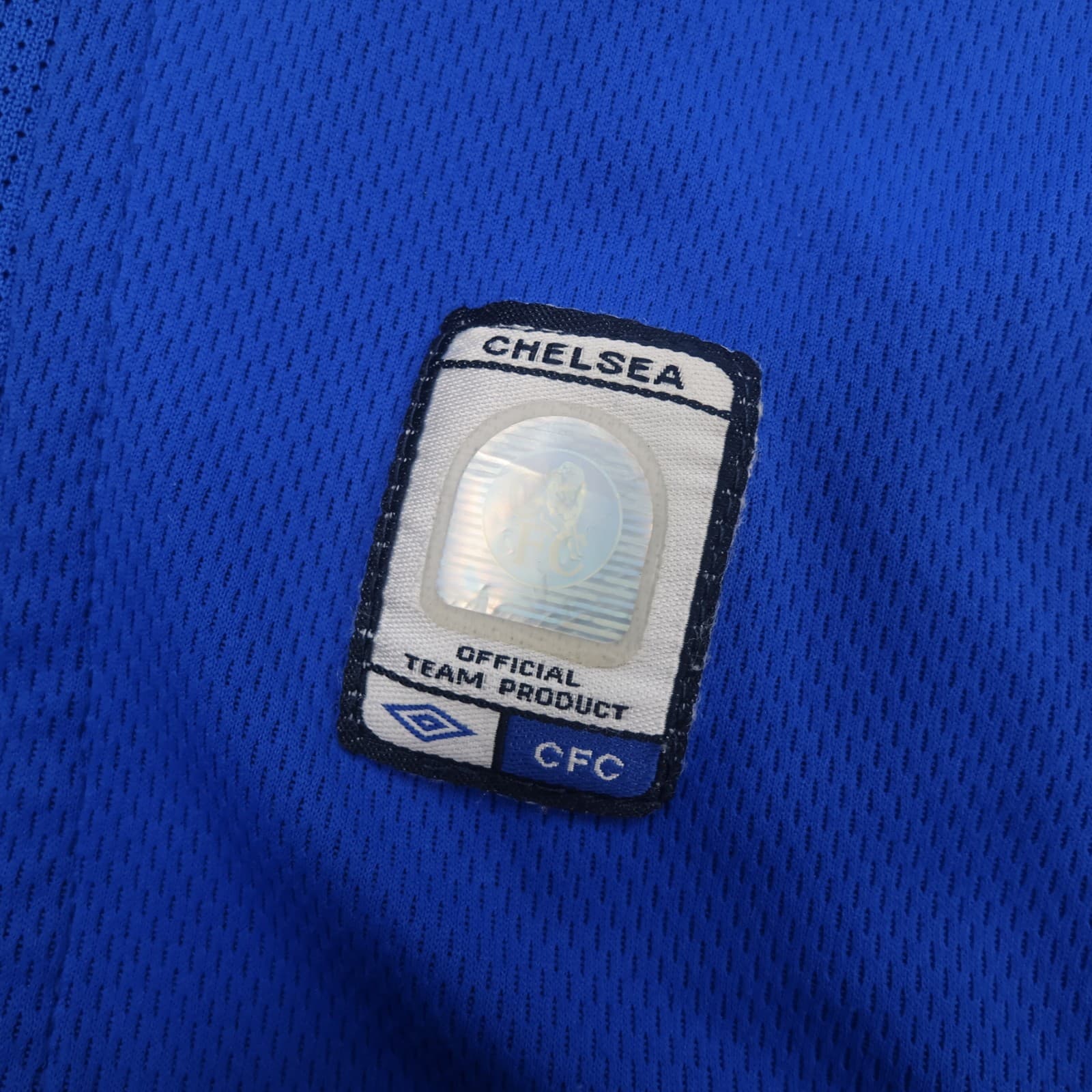 Vintage Chelsea Shirt Extra Large Blue Home Kit 2003 2005 Jersey Claude Makelele photo 5