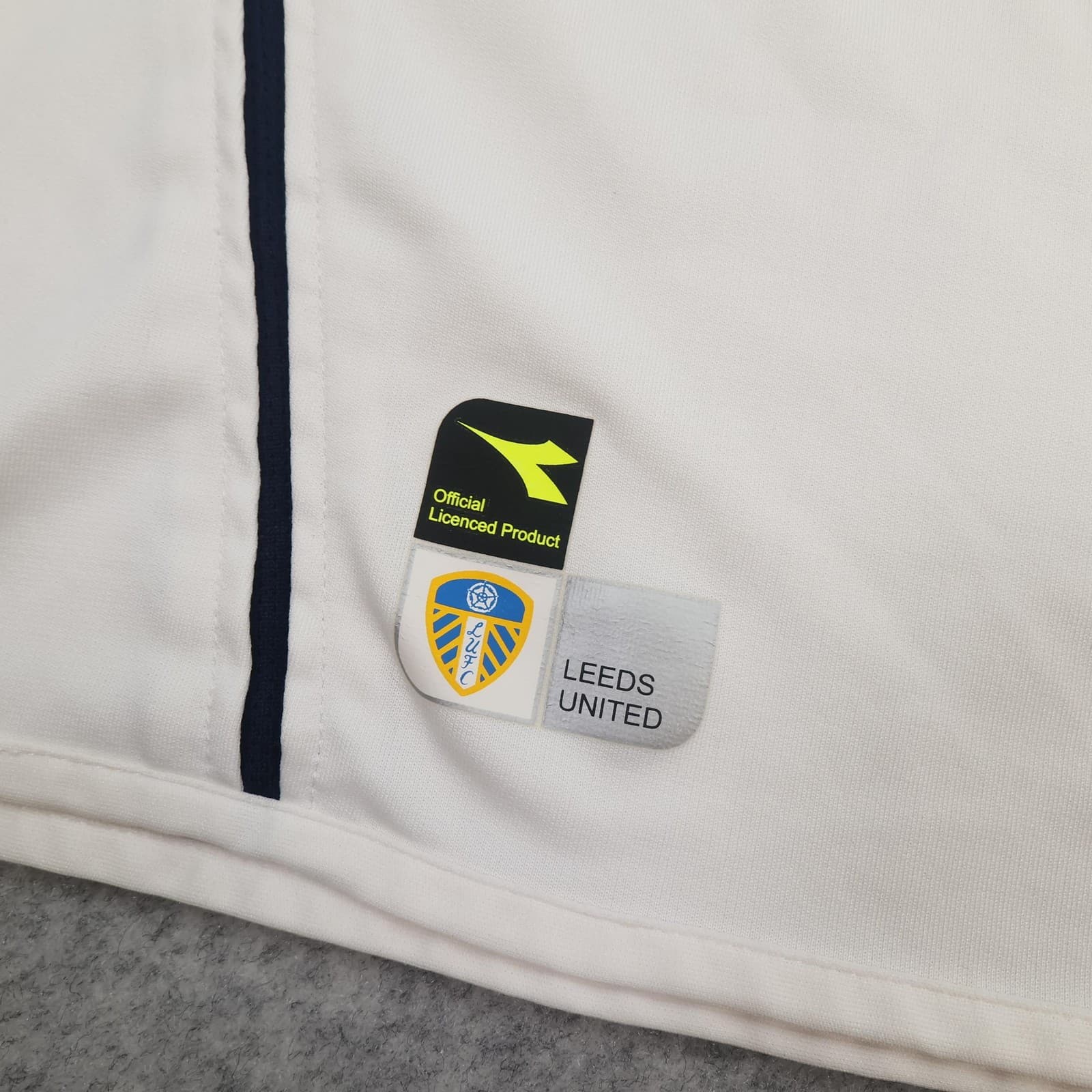 Vintage Leeds United Shirt Mens 3XL White Home 2004 2005 Diadora Whyte & Mackay photo 3