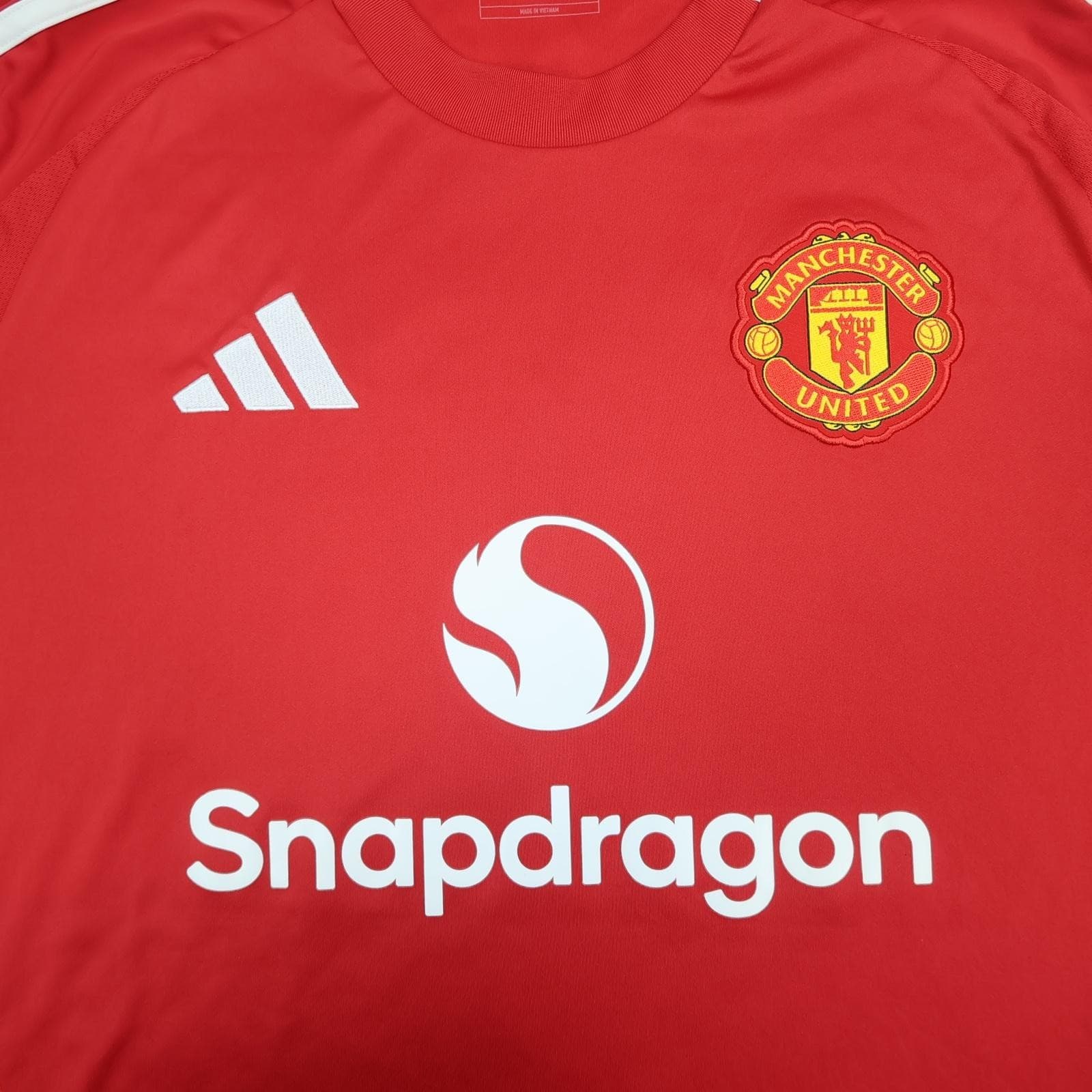 Manchester United Shirt Mens XL Red Home 2024 2025 EPL Football Adidas Ugarte 25 photo 3