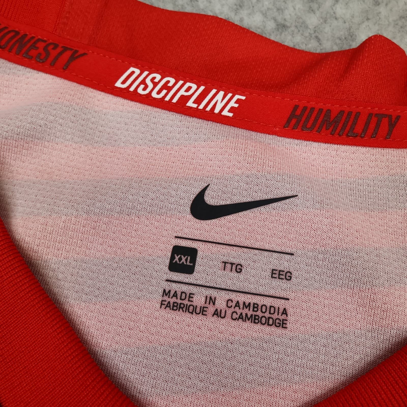 Saracens Rugby Shirt Mens Adults 2XL Red 2020 Nike Rugby Union Jersey photo 6