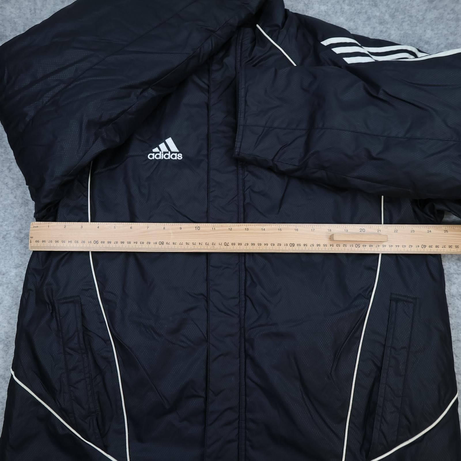 Vintage Newcastle United Jacket Mens Large Black 2005 2006 Football Adidas photo 8