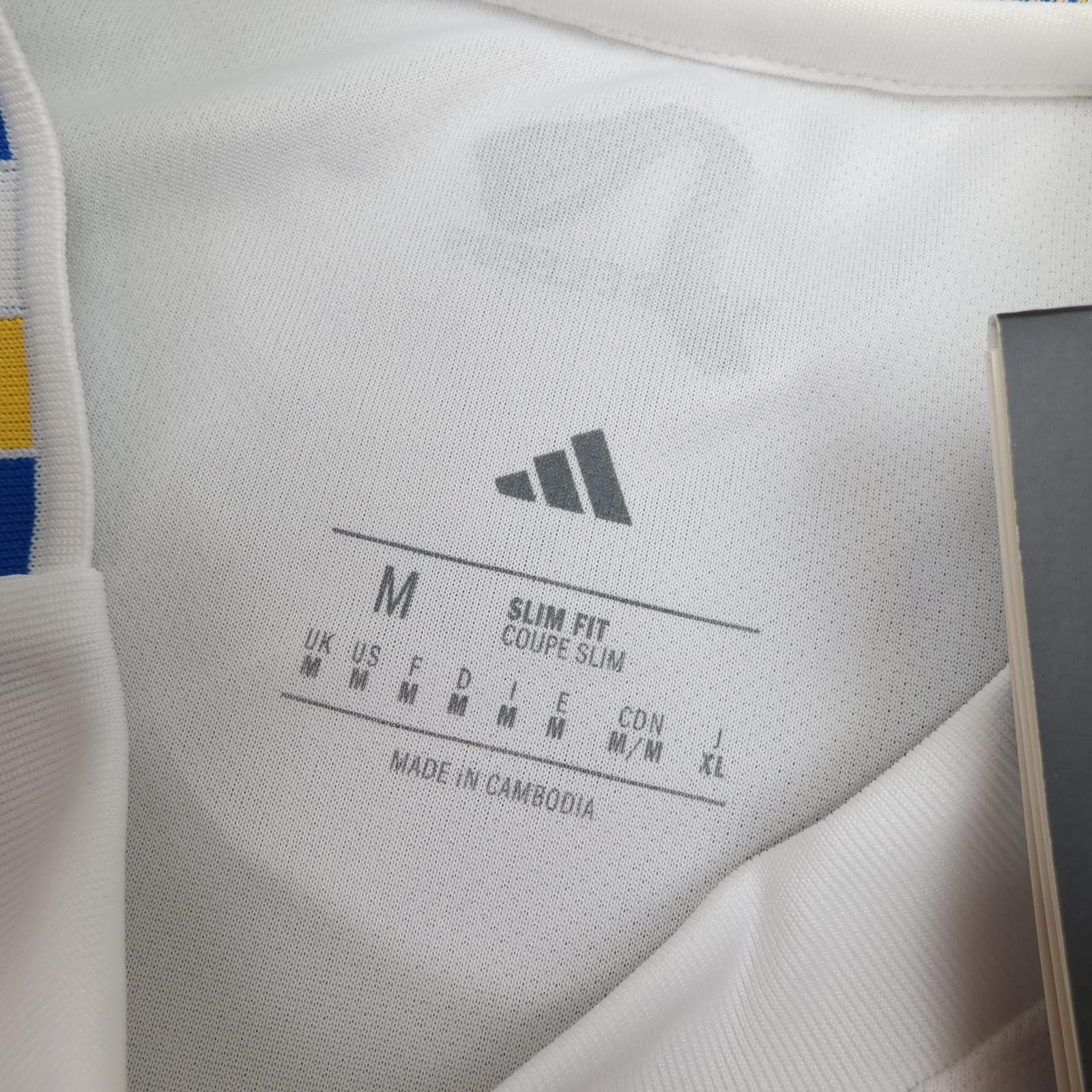 Leeds United Shirt Mens Medium White Home 2025 202 Adidas Red Bull Soccer Jersey photo 9
