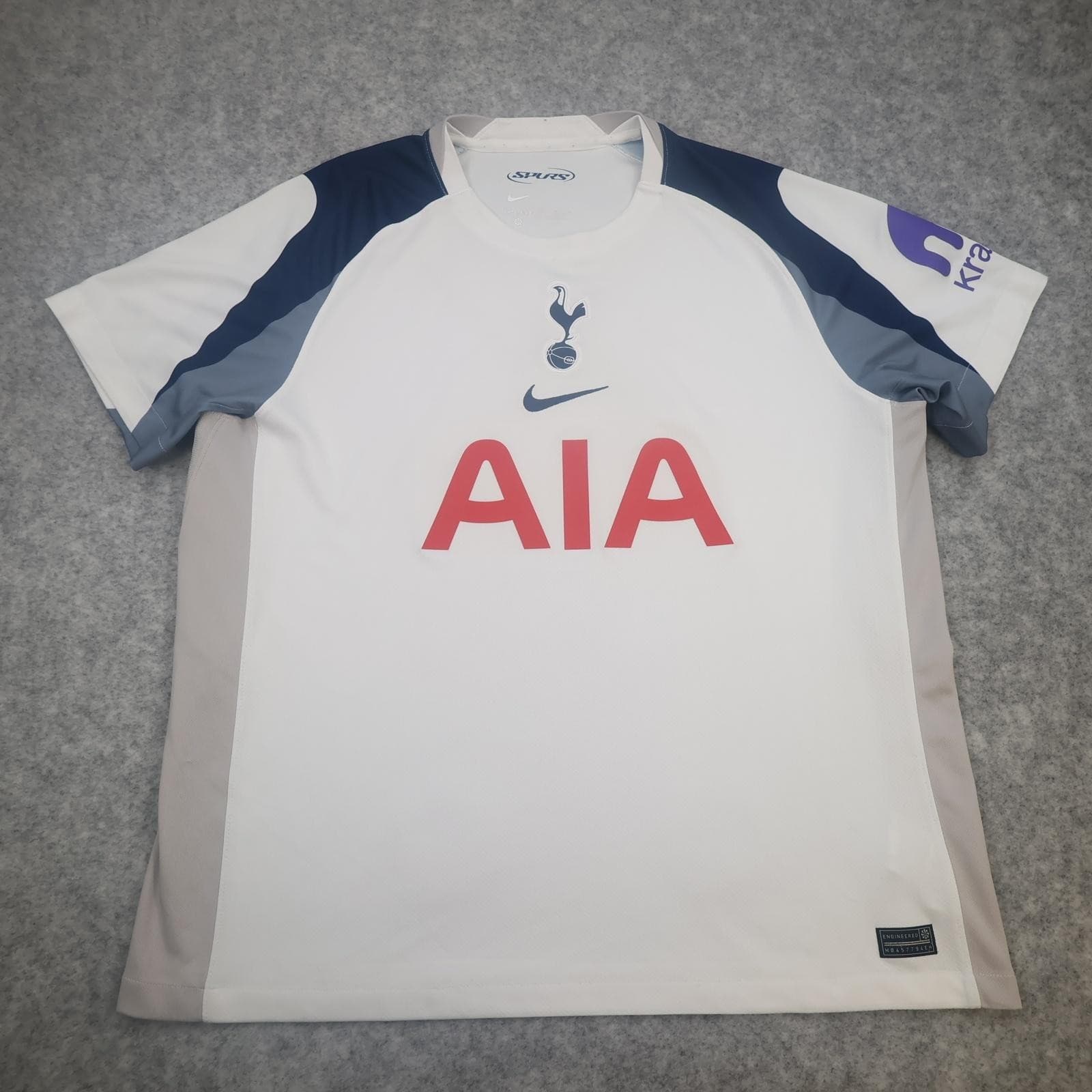 Tottenham Hotspur Shirt Mens XL White Home 2025 2026 EPL Football Nike AIA