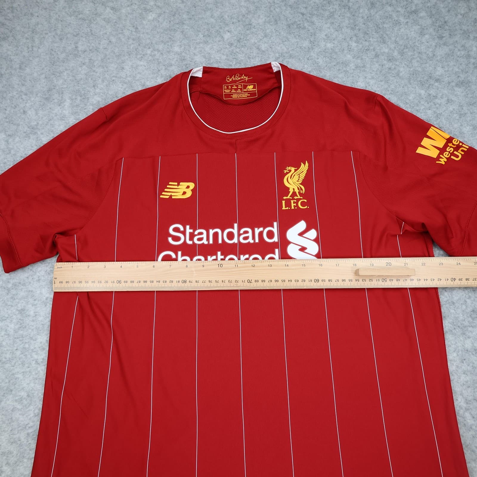 Liverpool Shirt Mens XL Red Home 2019 2020 New Balance Soccer Jersey photo 10